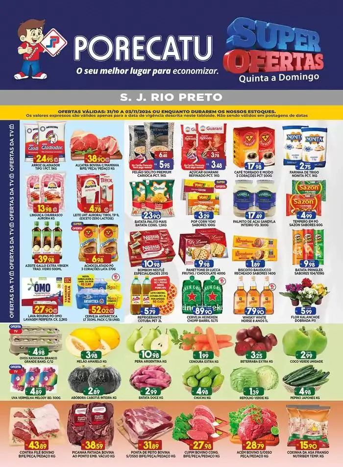 Encarte de Tabloide De Ofertas Rio Preto 31 de outubro até 2 de novembro 2024 - Pagina 1