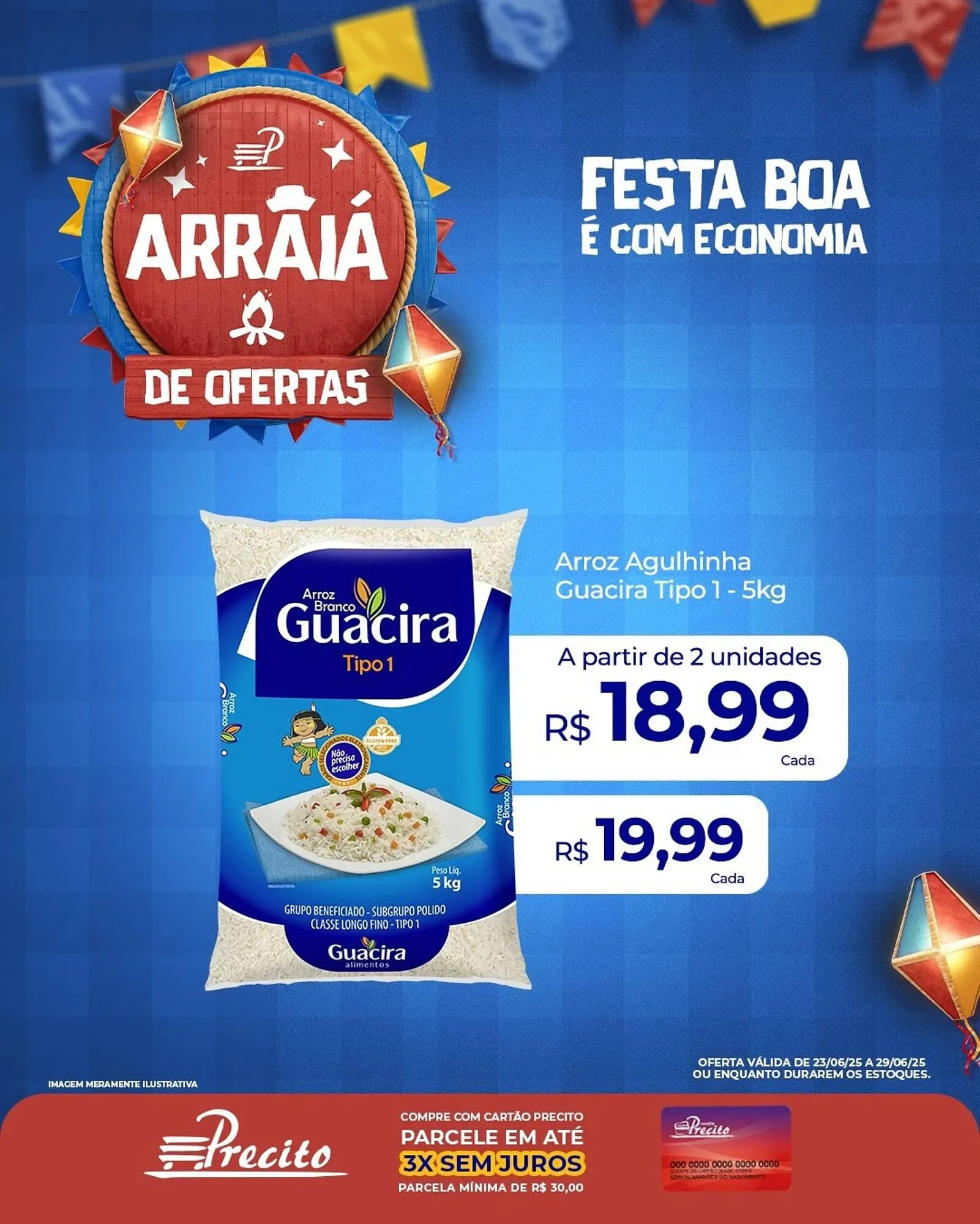 Encarte de Catálogo Supermercado Precito 23 de junho até 29 de junho 2025 - Pagina 1