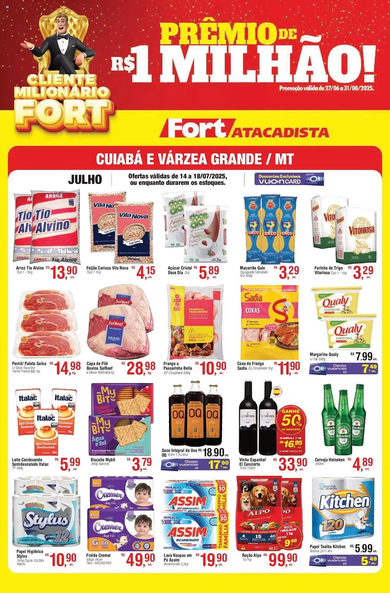 Encarte de Catálogo Fort Atacadista 14 de julho até 18 de julho 2025 - Pagina 1