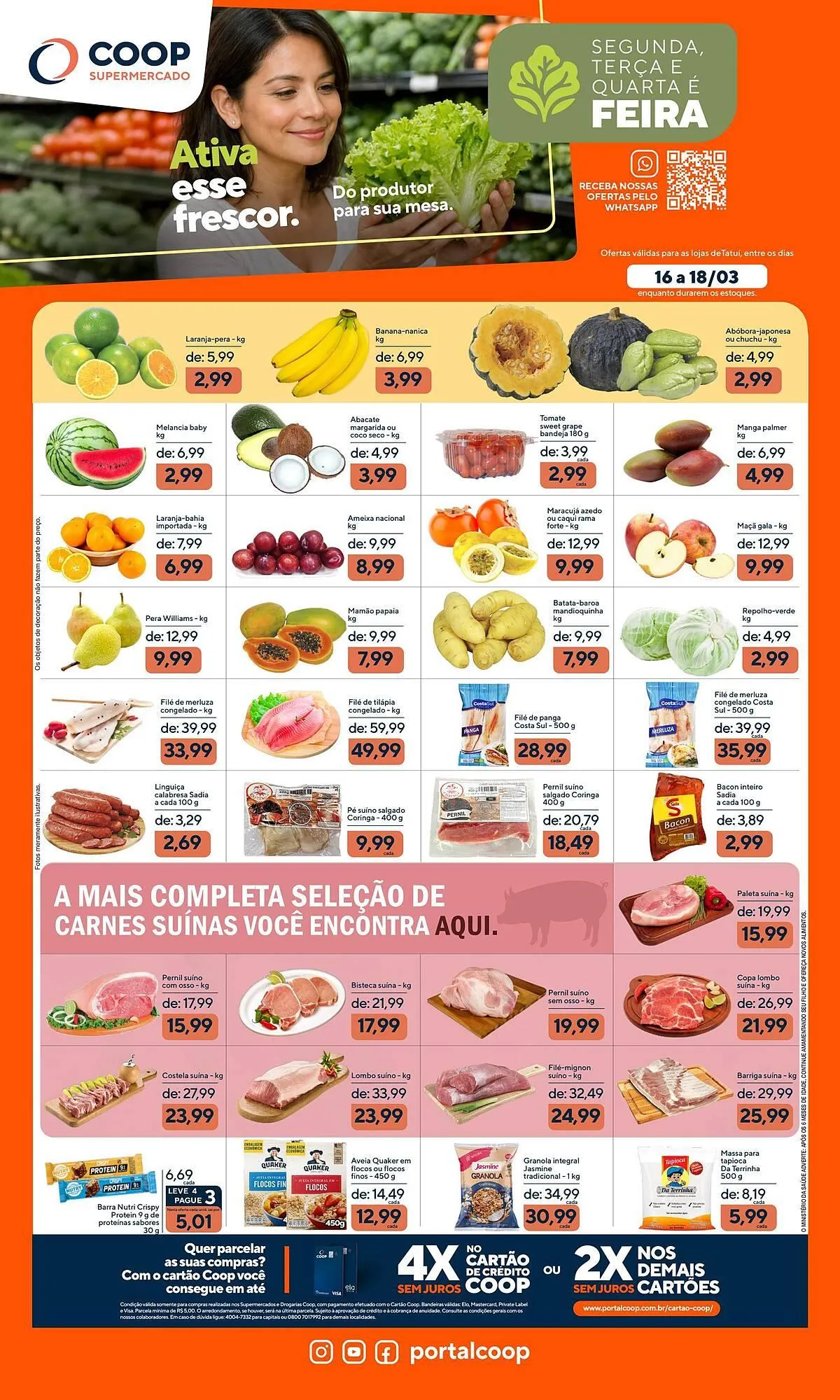 Encarte de Folheto Coop 16 de março até 18 de março 2026 - Pagina 1