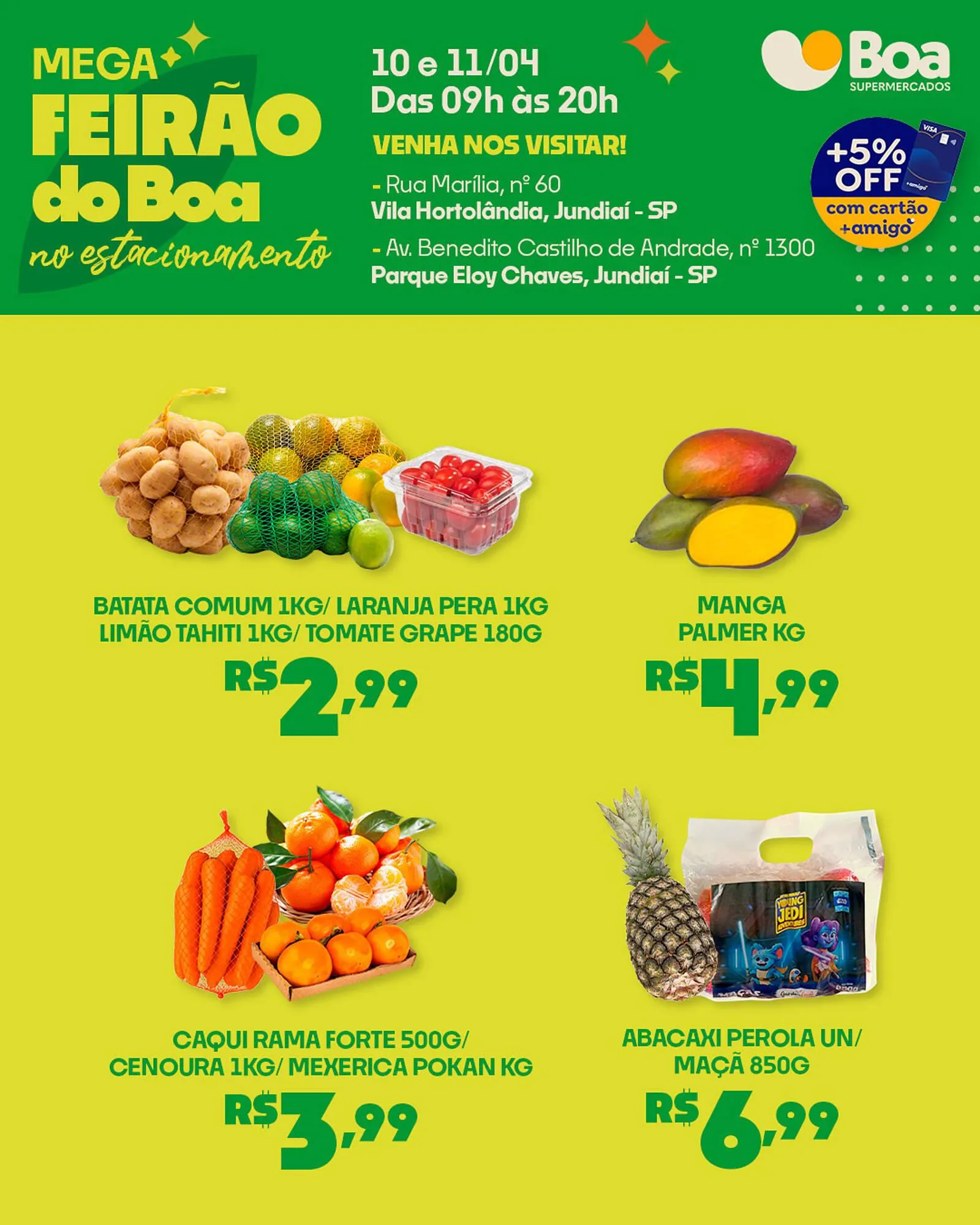 Encarte de Tabloide Boa Supermercados 10 de abril até 11 de abril 2026 - Pagina 2