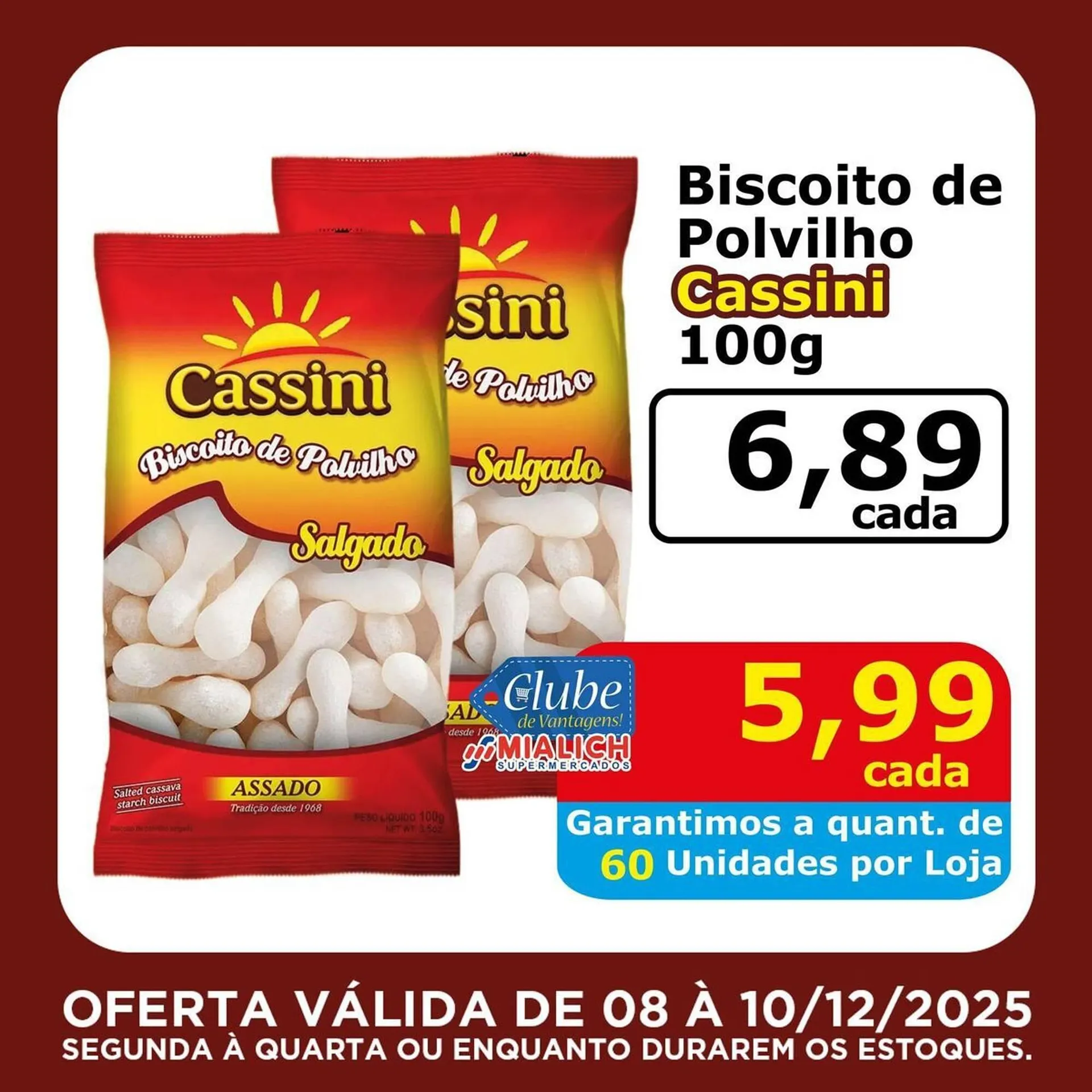 Encarte de Catálogo Mialich Supermercados 8 de dezembro até 10 de dezembro 2025 - Pagina 1