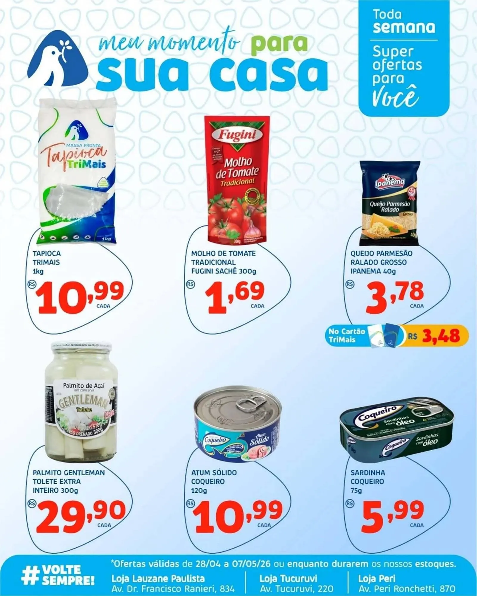 Encarte de Catálogo Trimais Supermercado 1 de maio até 7 de maio 2026 - Pagina 2