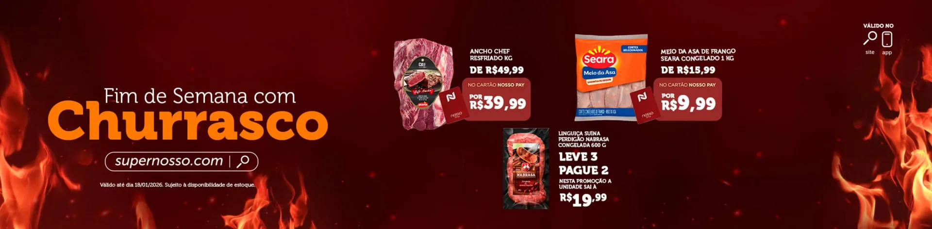 Encarte de Folheto Super Nosso 19 de janeiro até 31 de janeiro 2026 - Pagina 4