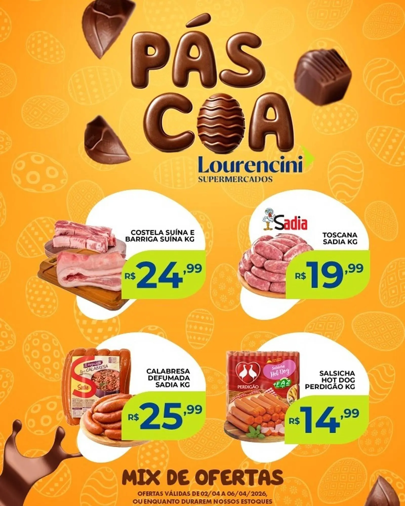 Encarte de Catálogo Lourencini Supermercados 3 de abril até 6 de abril 2026 - Pagina 2