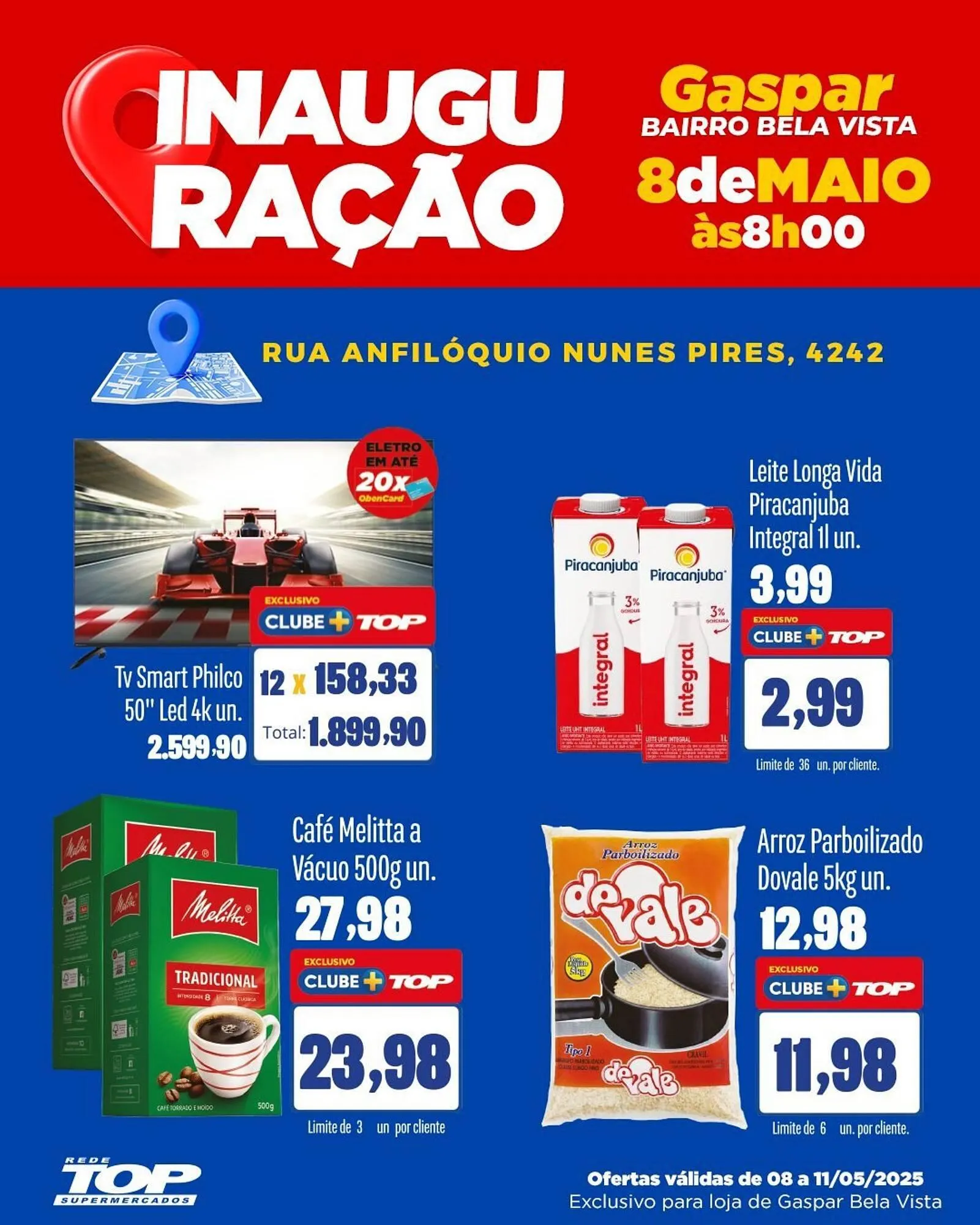 Encarte de Catálogo Rede Top 7 de maio até 11 de maio 2025 - Pagina 1