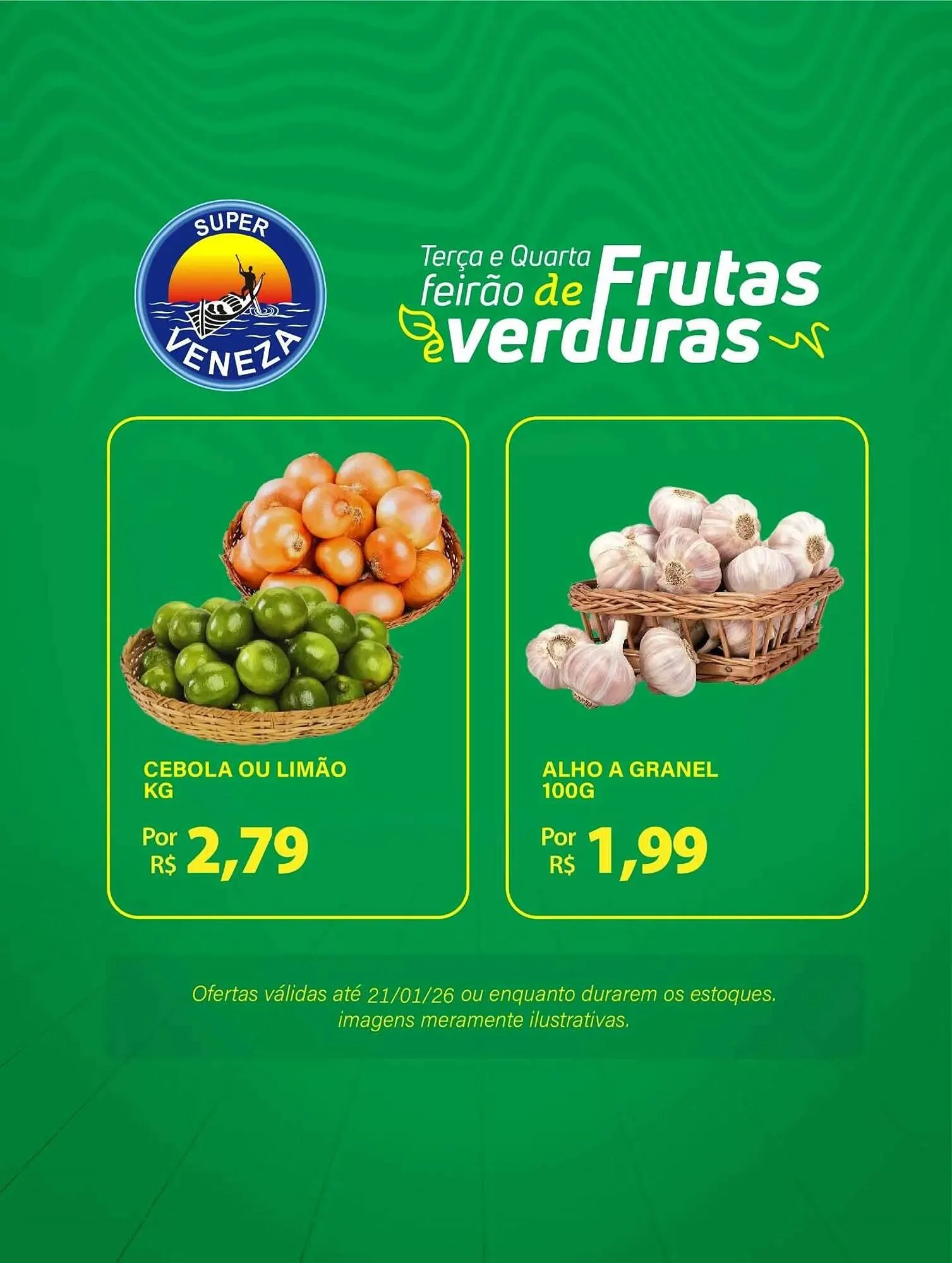 Encarte de Catálogo Super Veneza 20 de janeiro até 21 de janeiro 2026 - Pagina 1