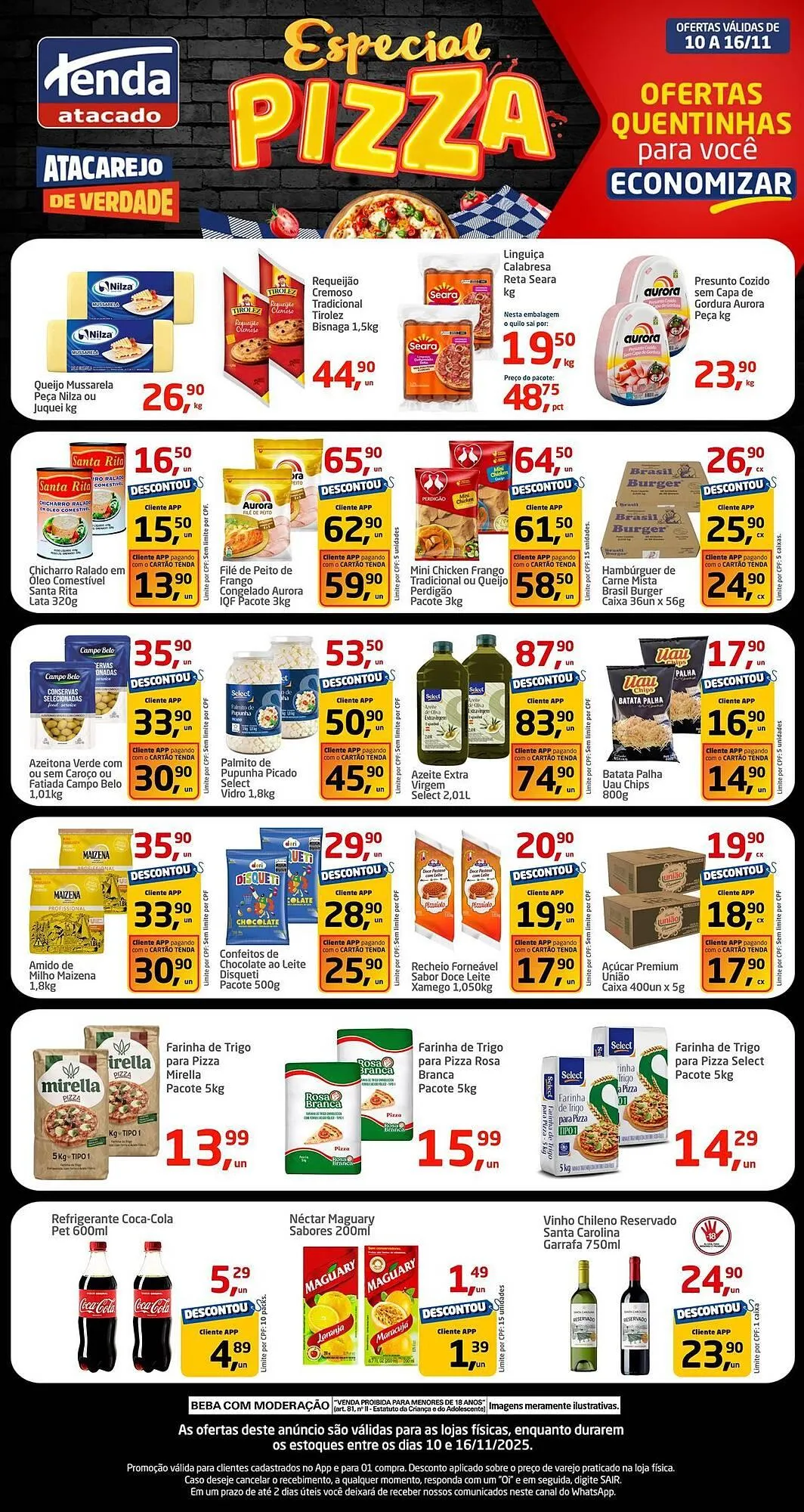 Encarte de Folheto Tenda Atacado 10 de novembro até 16 de novembro 2025 - Pagina 1