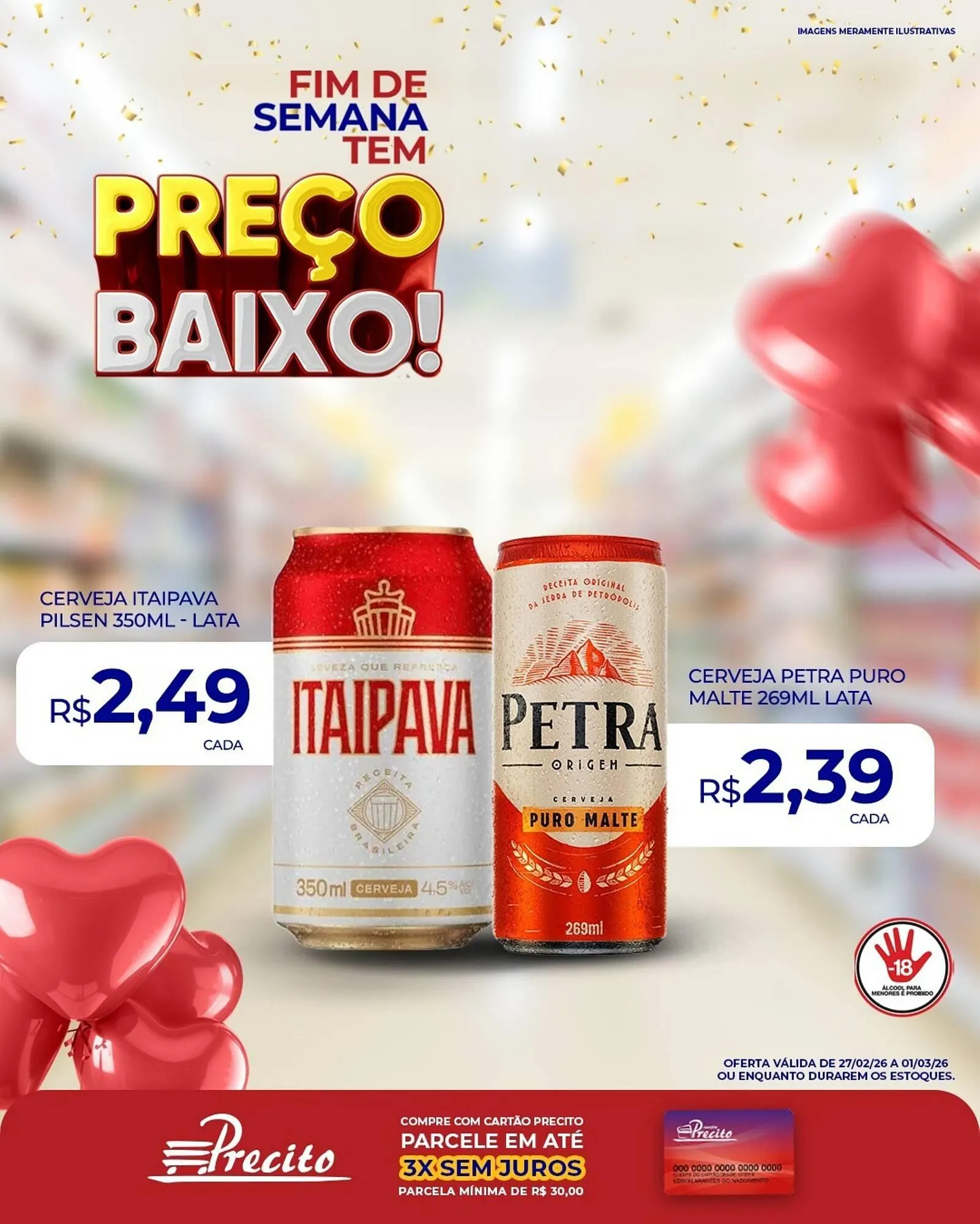 Encarte de Catálogo Supermercado Precito 27 de fevereiro até 1 de março 2026 - Pagina 1
