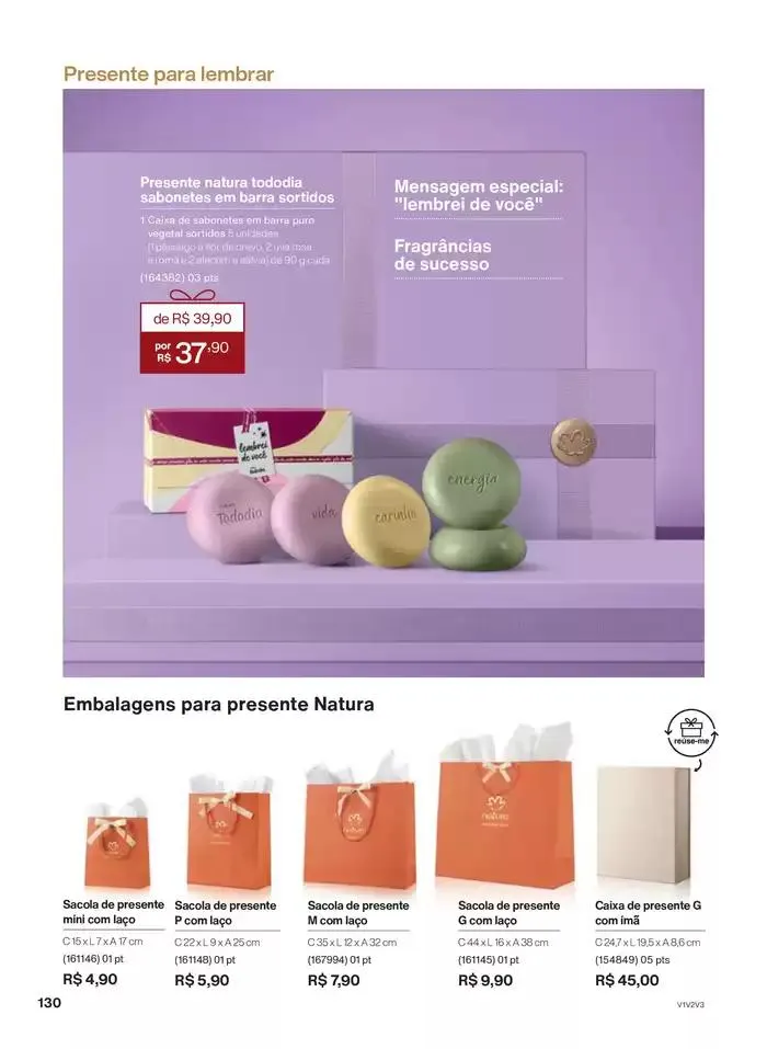 Encarte de Revista Natura Ciclo 1 31 de janeiro até 15 de fevereiro 2025 - Pagina 130