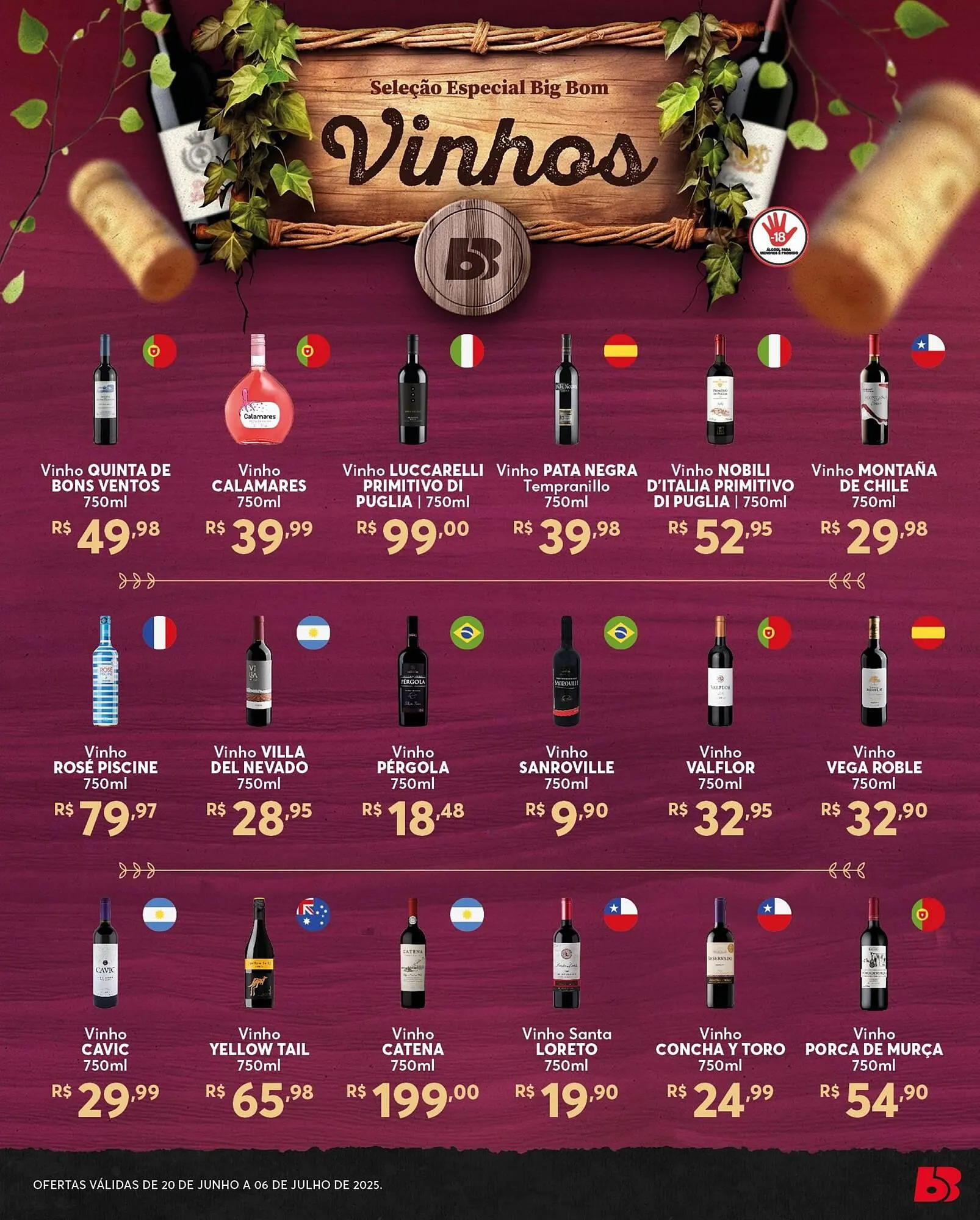 Encarte de Catálogo Big Bom Supermercados 20 de junho até 6 de julho 2025 - Pagina 5