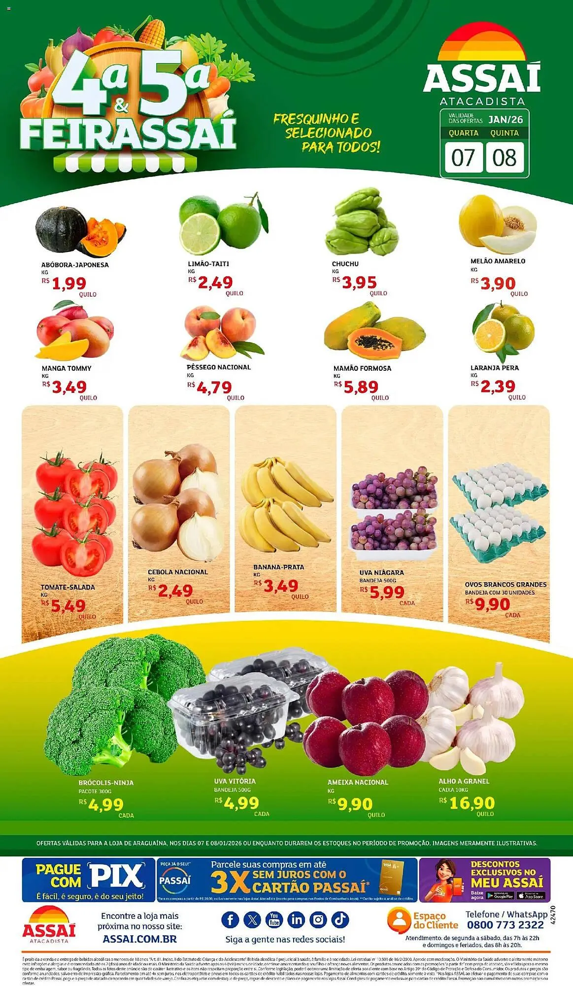 Encarte de Encarte Assaí Atacadista 8 de janeiro até 8 de janeiro 2026 - Pagina 1