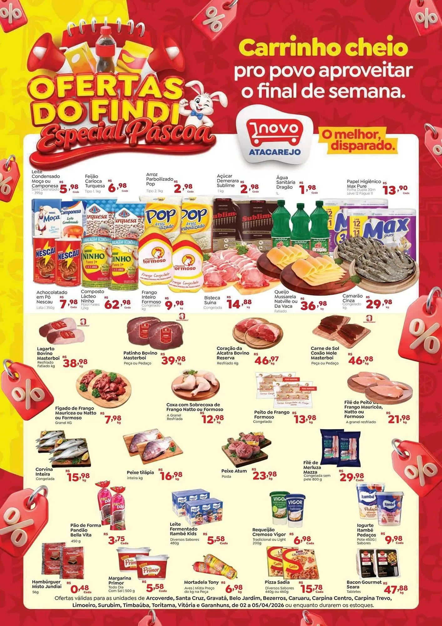 Encarte de Folheto Novo Atacarejo 2 de abril até 5 de abril 2026 - Pagina 1