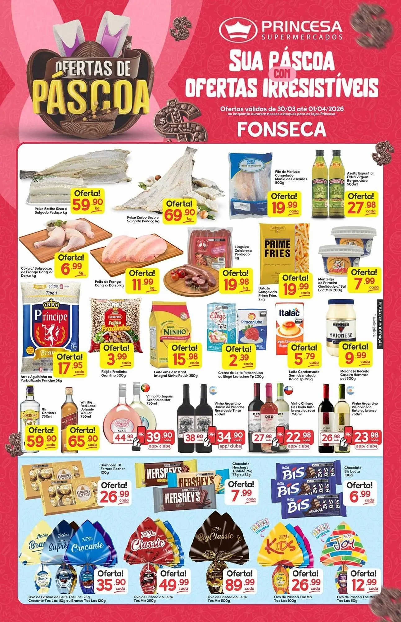 Encarte de Encarte Supermercados Princesa 30 de março até 2 de abril 2026 - Pagina 1