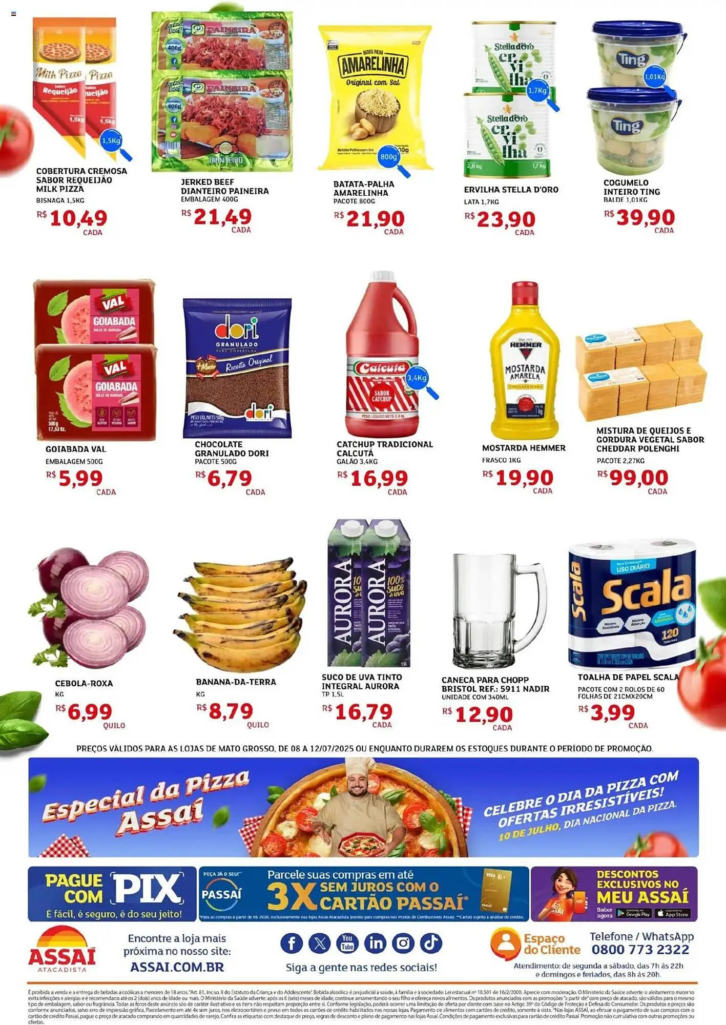 Encarte de Catálogo Assaí Atacadista 8 de julho até 13 de julho 2025 - Pagina 2