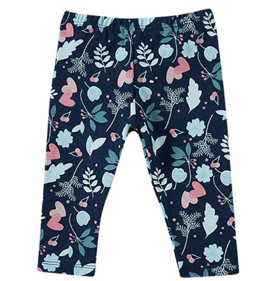 calca floral cotton bebê