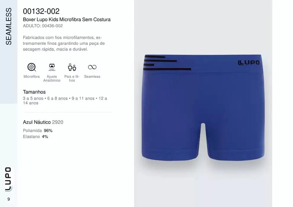 Encarte de Catálogo Underwear Kids 27 de fevereiro até 30 de junho 2025 - Pagina 10
