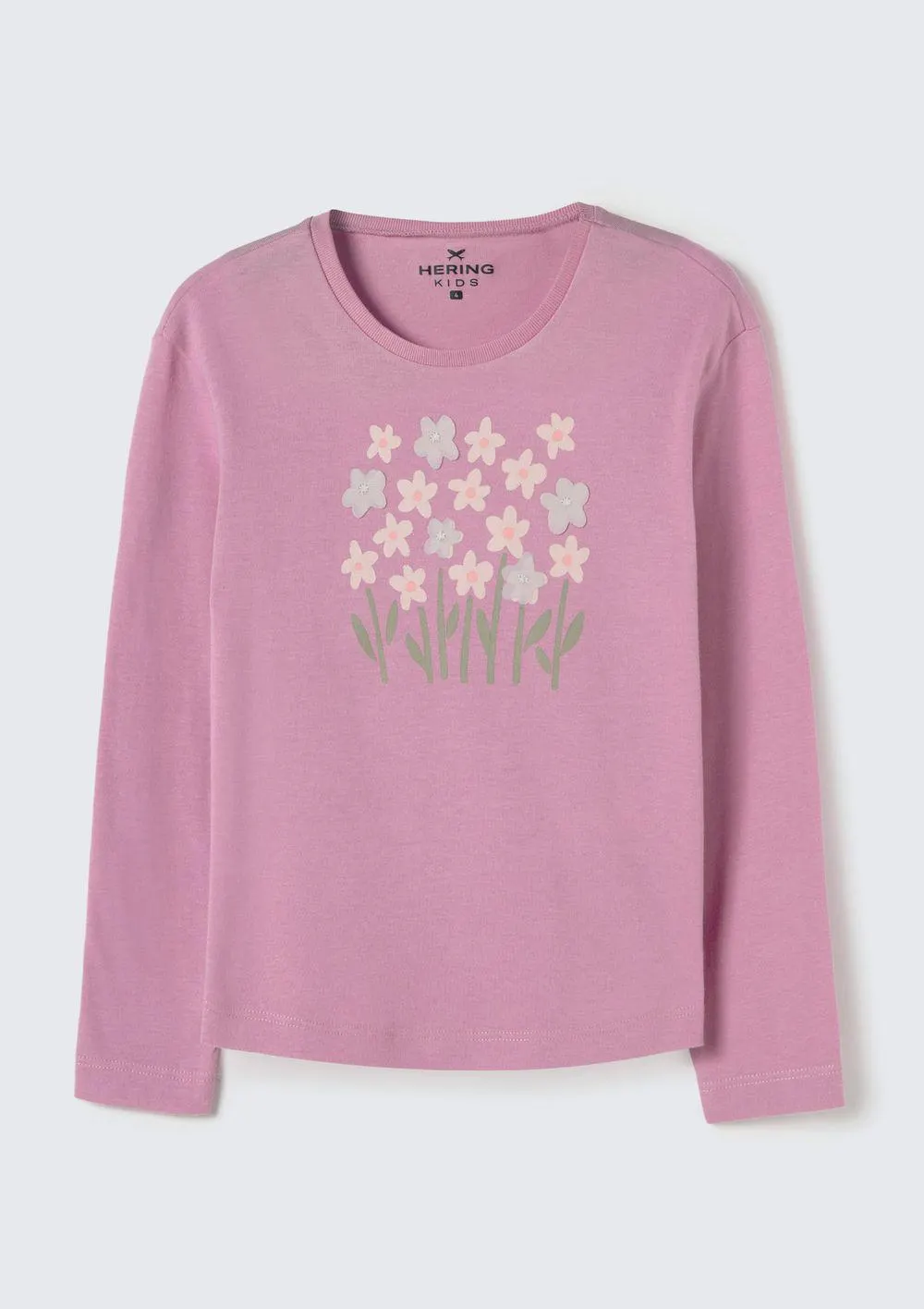Blusa Infantil Menina Toddler Com Estampa - Rosa