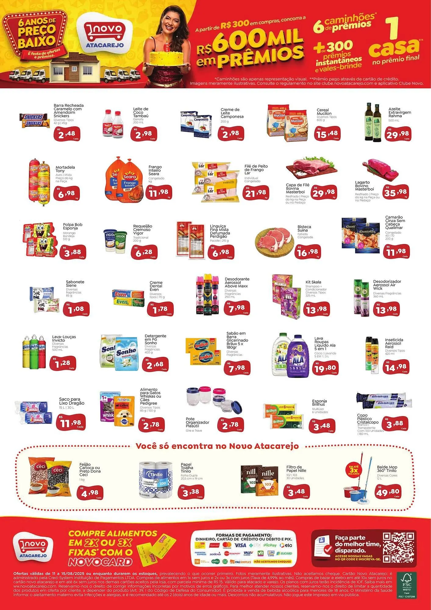Encarte de Catálogo Novo Atacarejo 11 de agosto até 15 de agosto 2025 - Pagina 2