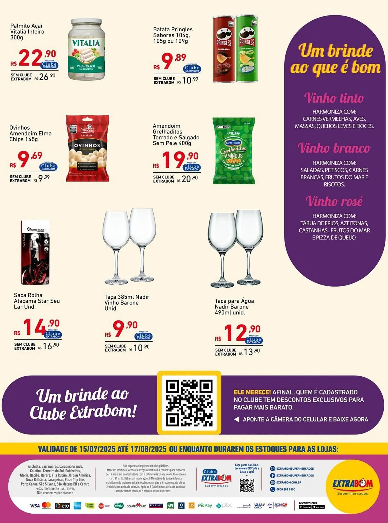Encarte de Catálogo Extrabom Supermercados 24 de julho até 17 de agosto 2025 - Pagina 15