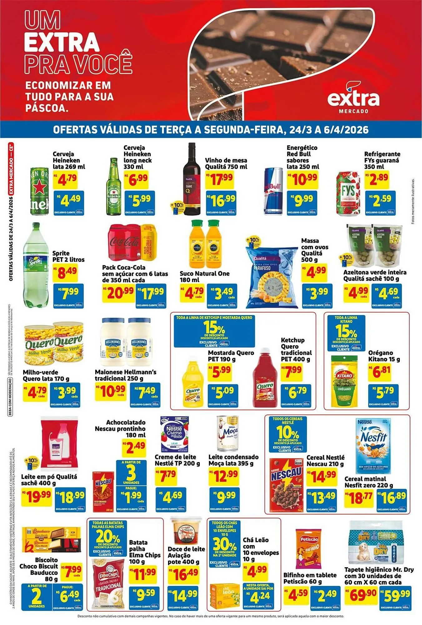 Encarte de Encarte Mercado Extra 24 de março até 6 de abril 2026 - Pagina 1