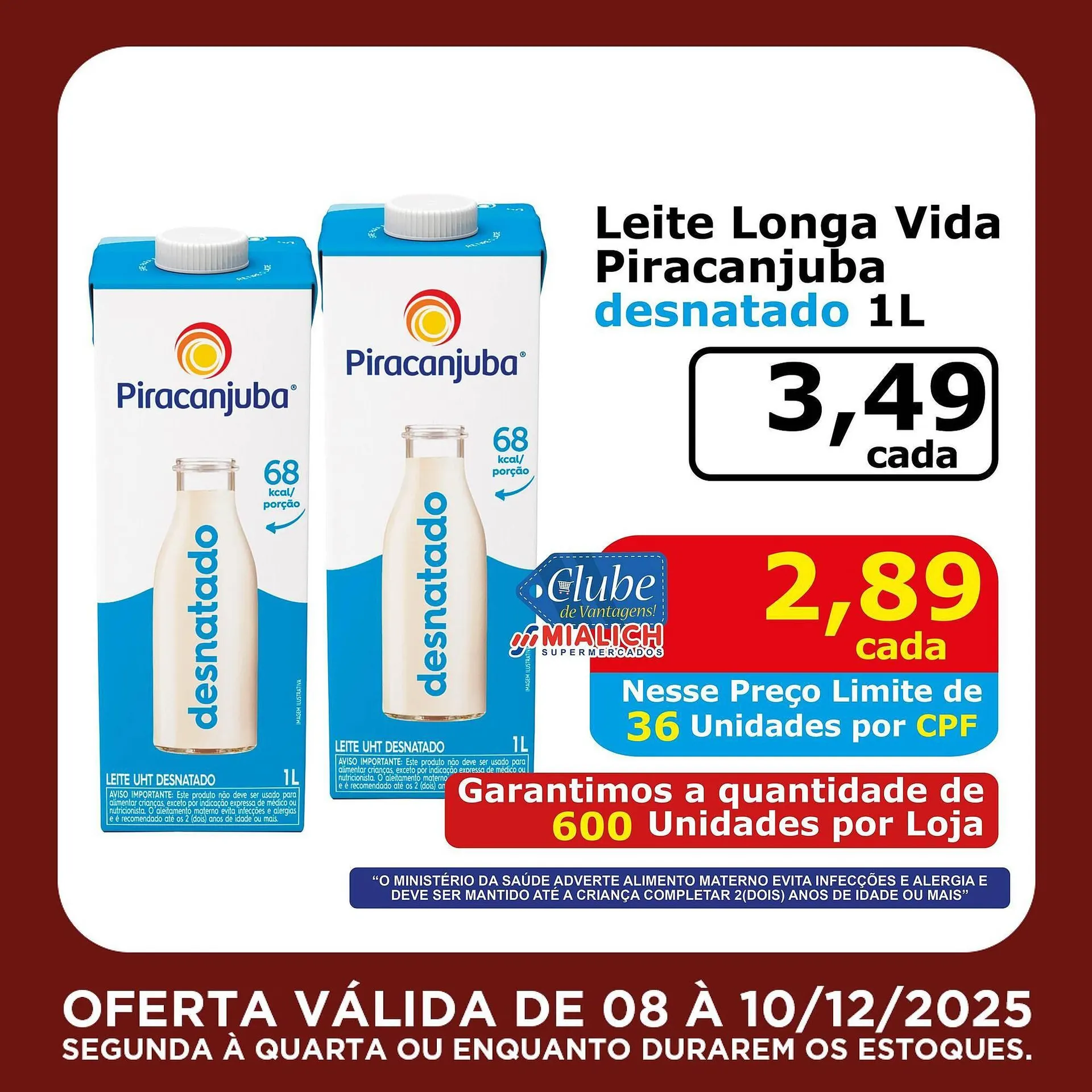 Encarte de Catálogo Mialich Supermercados 8 de dezembro até 10 de dezembro 2025 - Pagina 5
