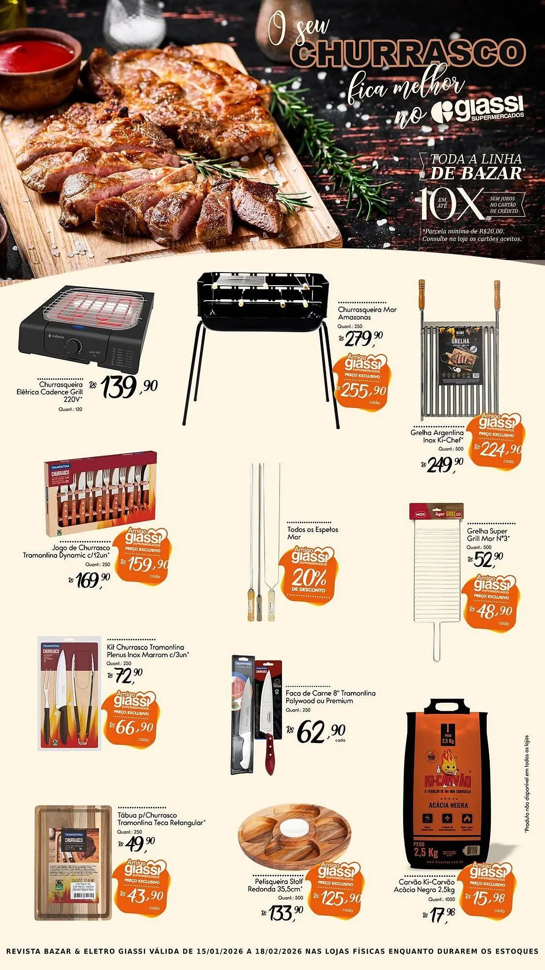 Encarte de Encarte Giassi Supermercados 15 de janeiro até 18 de fevereiro 2026 - Pagina 4