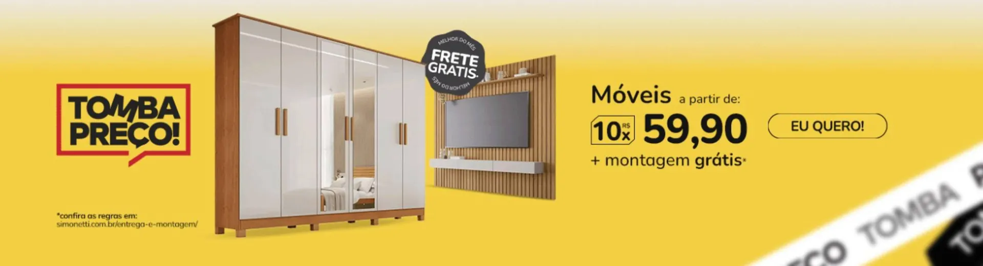 Encarte de Catálogo Móveis Simonetti 7 de abril até 7 de maio 2026 - Pagina 1