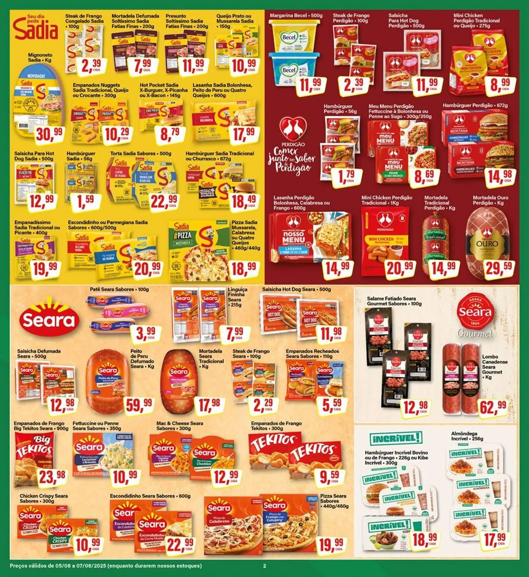 Encarte de Catálogo Rede Supermarket 5 de agosto até 7 de agosto 2025 - Pagina 2