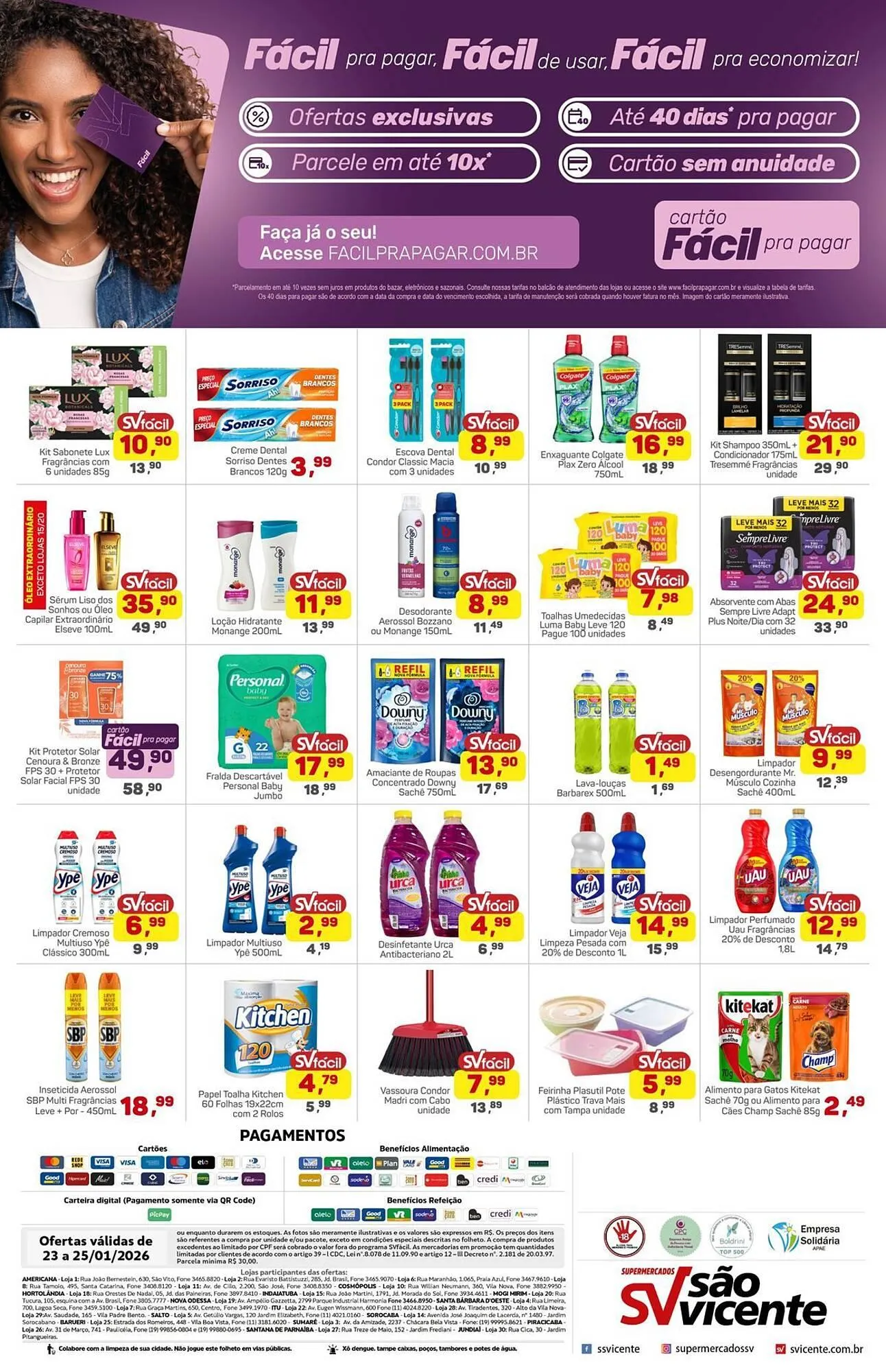 Encarte de Catálogo Supermercados São Vicente 23 de janeiro até 25 de janeiro 2026 - Pagina 4
