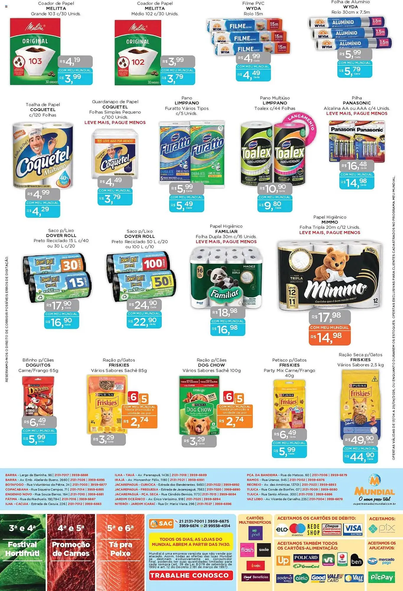 Encarte de Encarte Supermercados Mundial 17 de abril até 29 de abril 2026 - Pagina 12