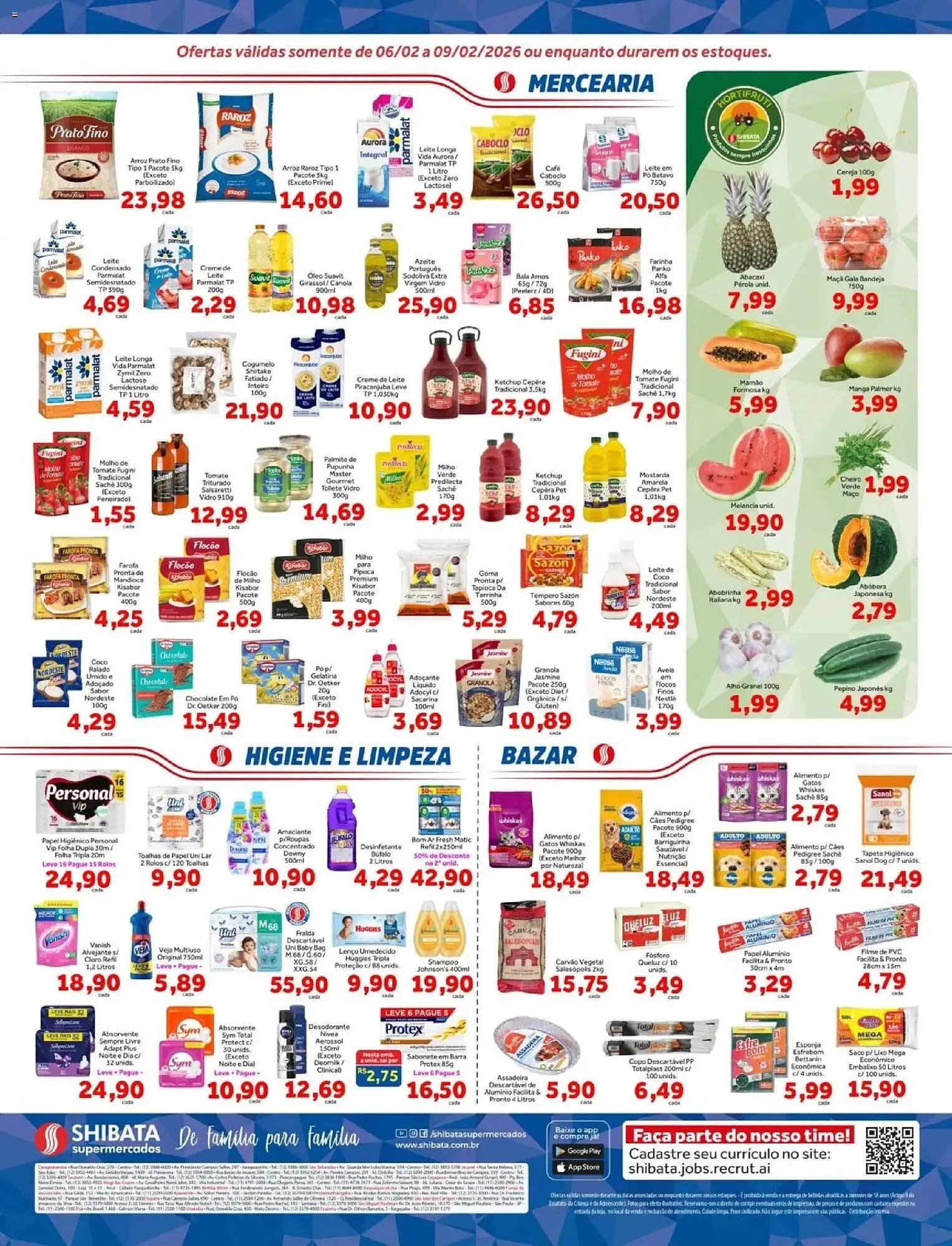 Encarte de Folheto Shibata Supermercados 6 de fevereiro até 9 de fevereiro 2026 - Pagina 2