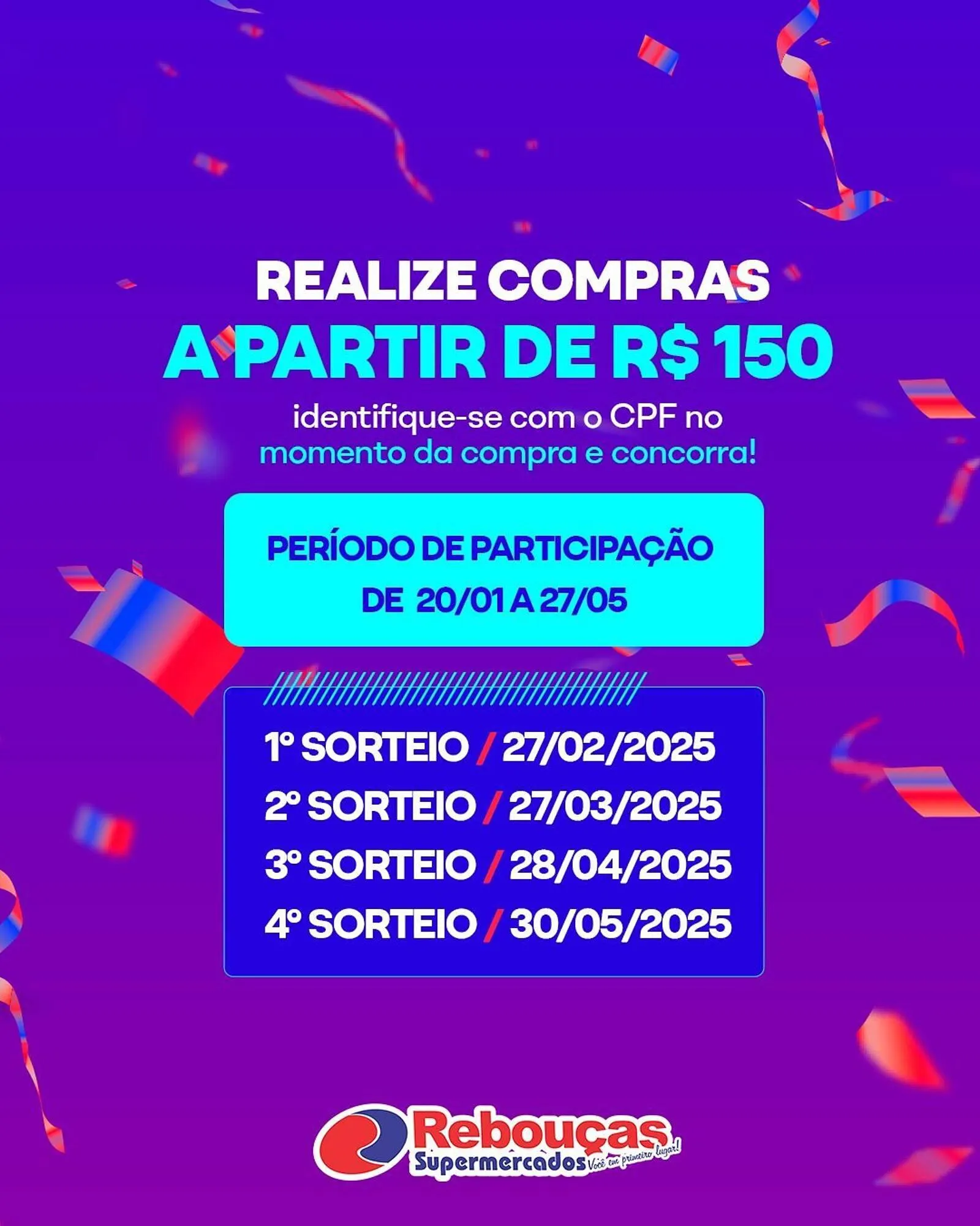Encarte de Catálogo Rebouças Supermercados 21 de janeiro até 27 de maio 2025 - Pagina 3