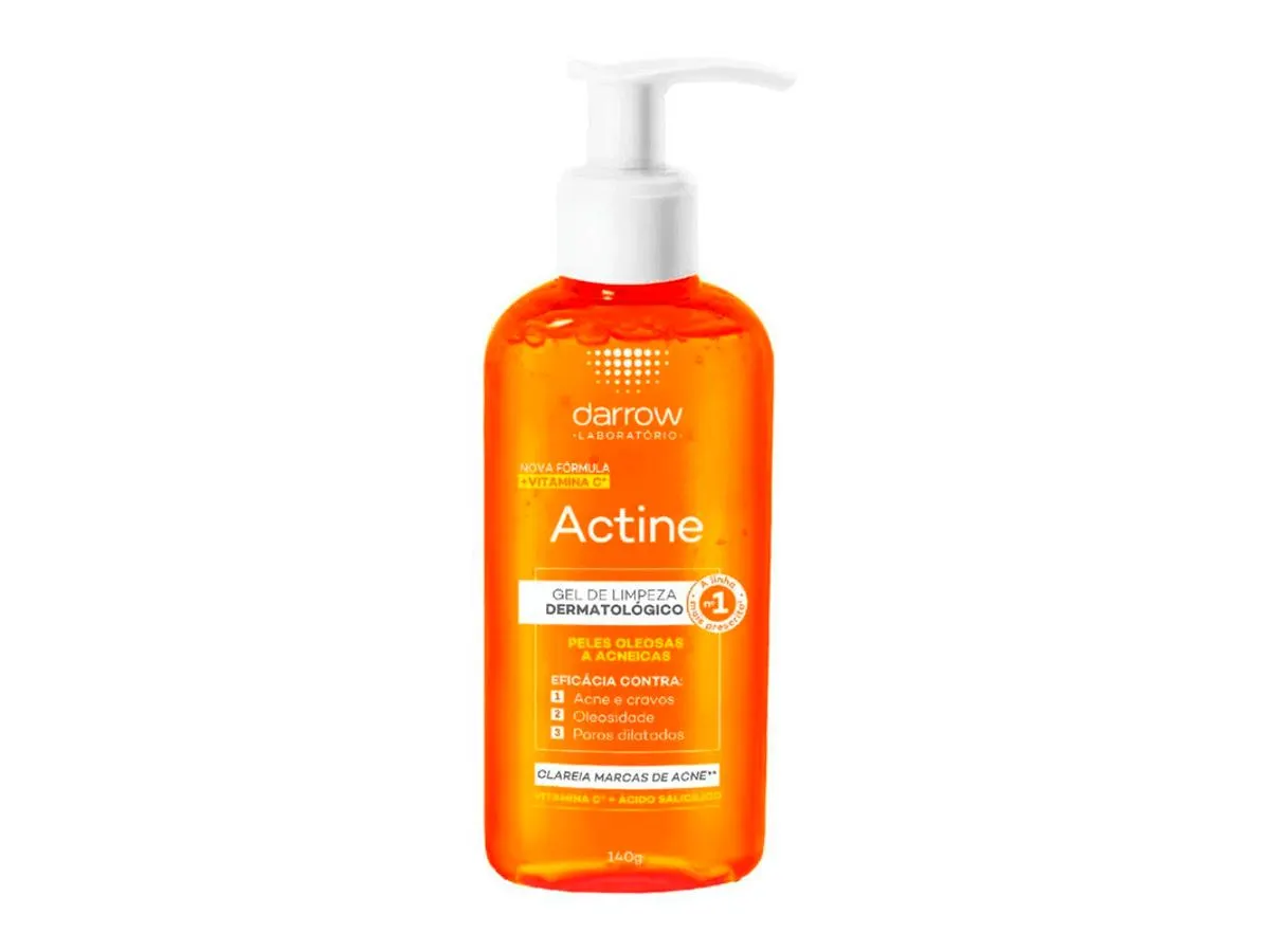 Gel de Limpeza Darrow Actine Pele Oleosa e Acneica 140g