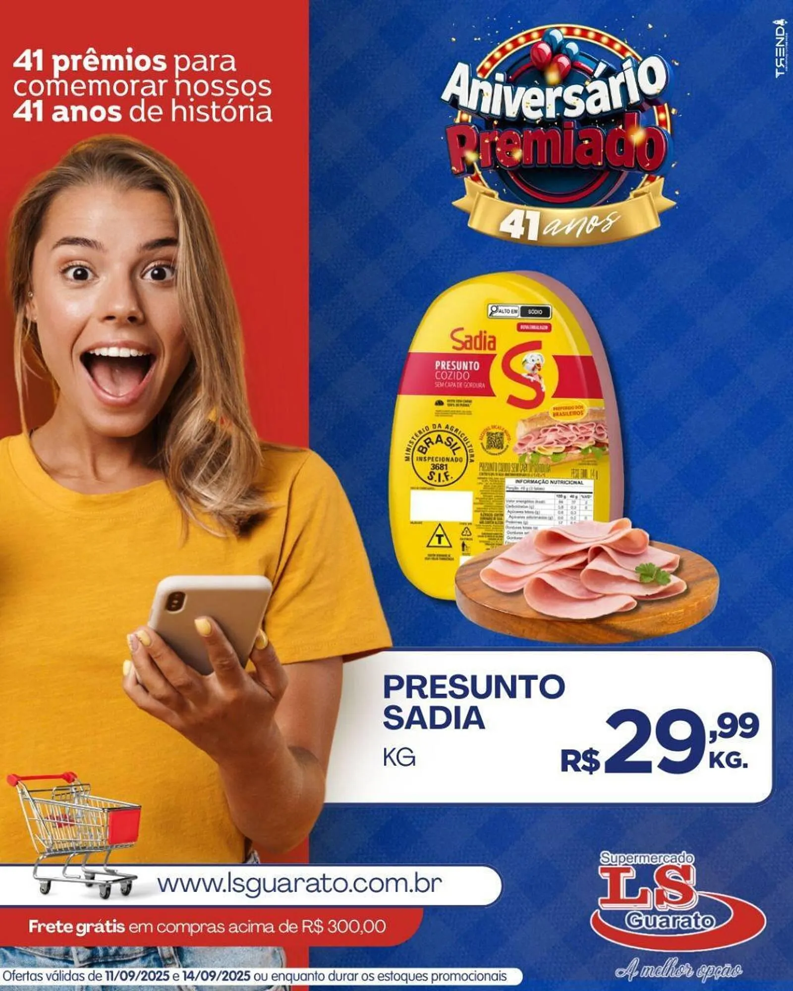 Encarte de Catálogo Supermercado LS Guarato 11 de setembro até 14 de setembro 2025 - Pagina 3