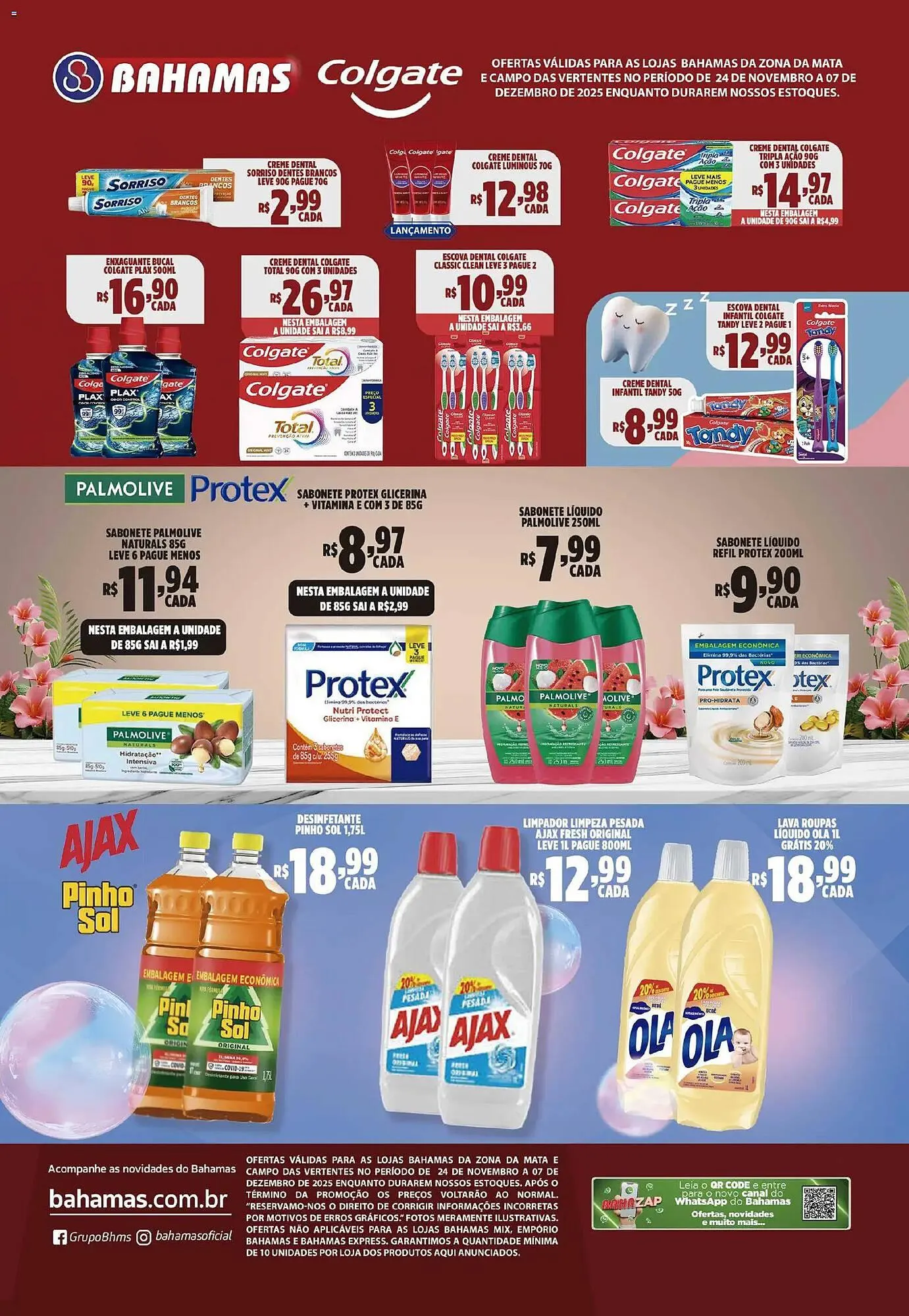 Encarte de Catálogo Bahamas Supermercados 24 de novembro até 7 de dezembro 2025 - Pagina 1