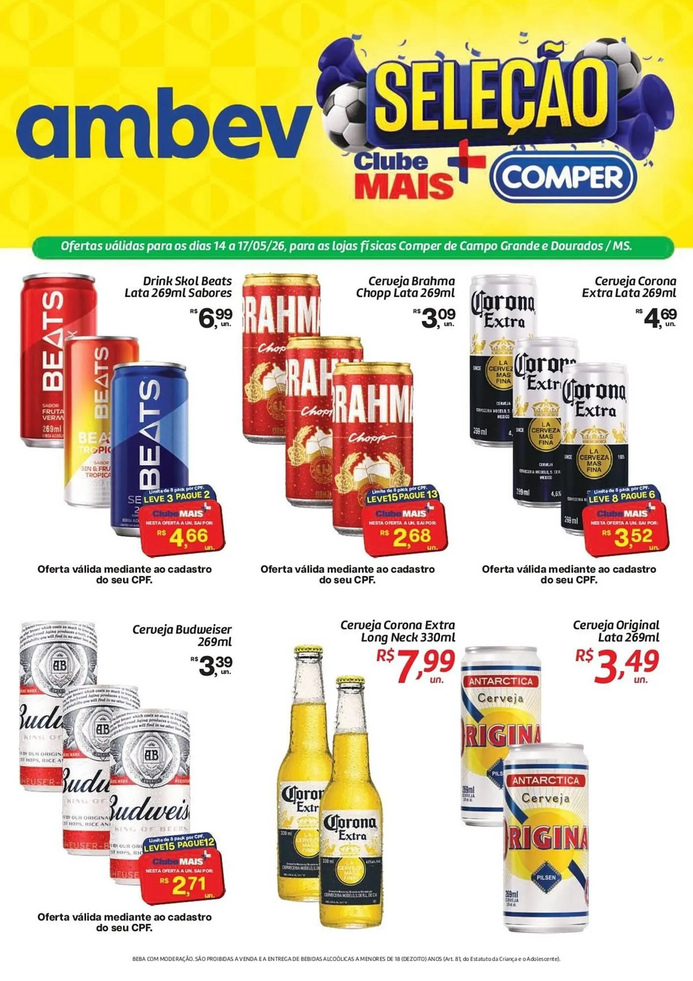 Encarte de Folheto Comper 14 de maio até 17 de maio 2026 - Pagina 1