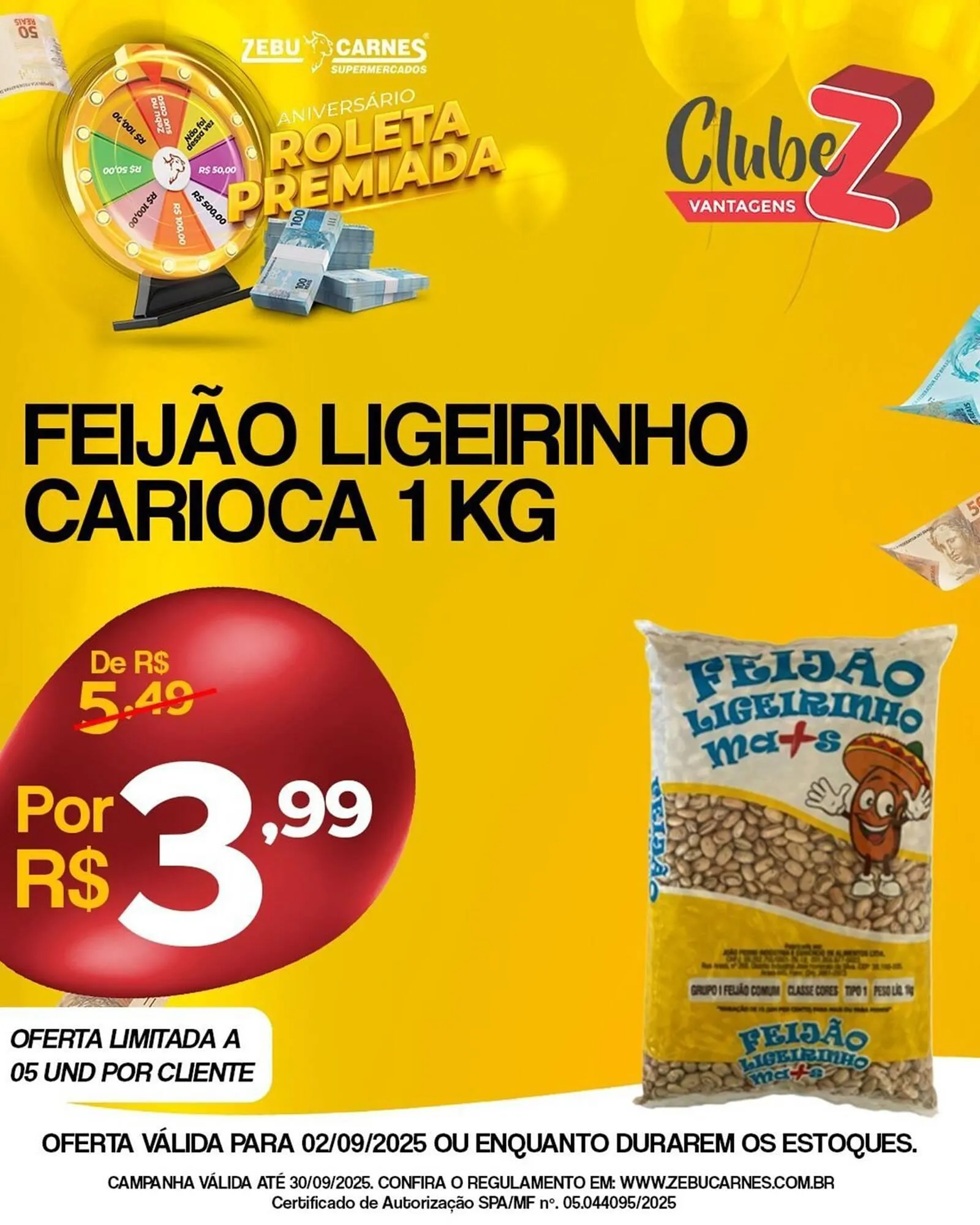 Encarte de Catálogo Zebu Carnes Supermercados 5 de setembro até 30 de setembro 2025 - Pagina 6