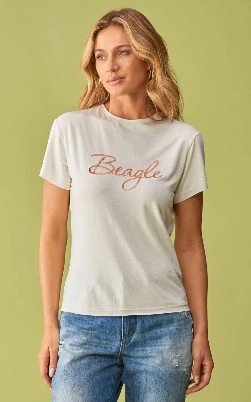 Camiseta Estampada - NATURAL