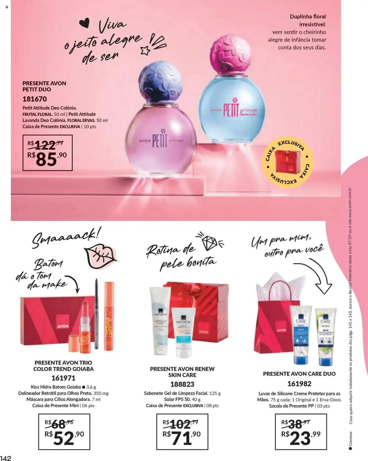 Encarte de Avon - Campanha 07 3 de abril até 1 de maio 2025 - Pagina 142
