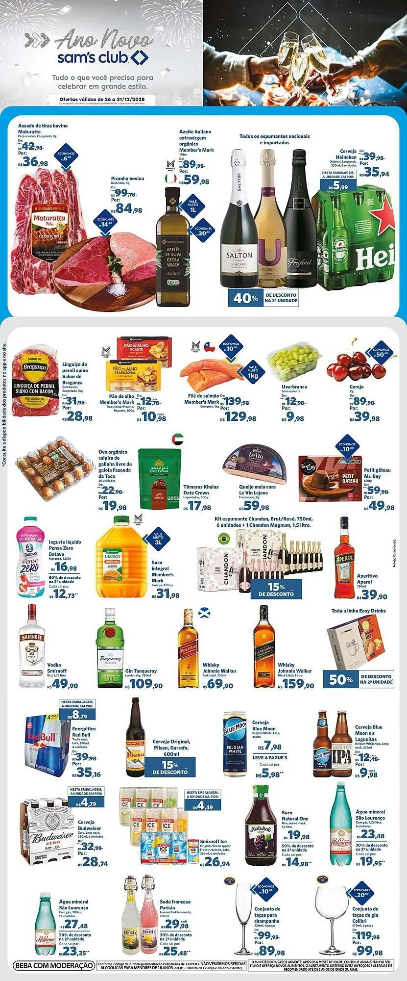 Encarte de Folheto Sam's Club 26 de dezembro até 31 de dezembro 2025 - Pagina 1