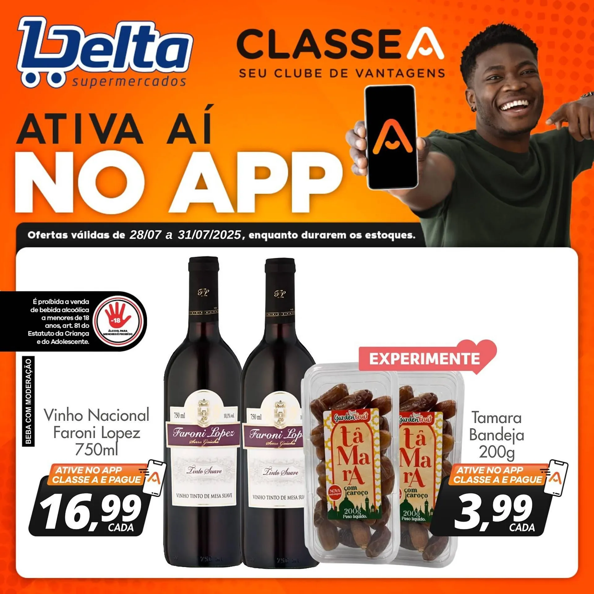 Encarte de Catálogo Delta Supermercados 28 de julho até 31 de julho 2025 - Pagina 1