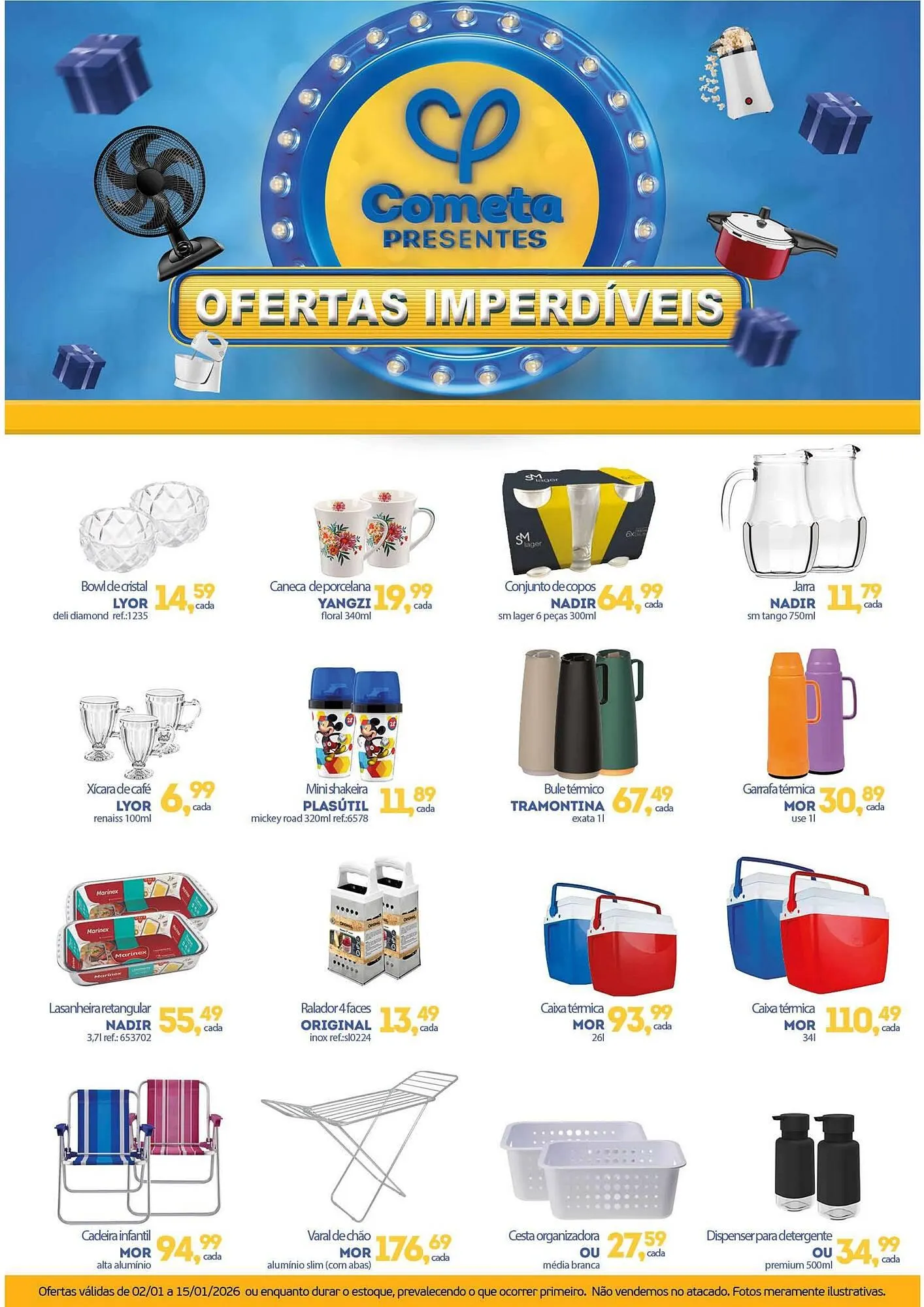 Encarte de Encarte Cometa Supermercados 2 de janeiro até 15 de janeiro 2026 - Pagina 1
