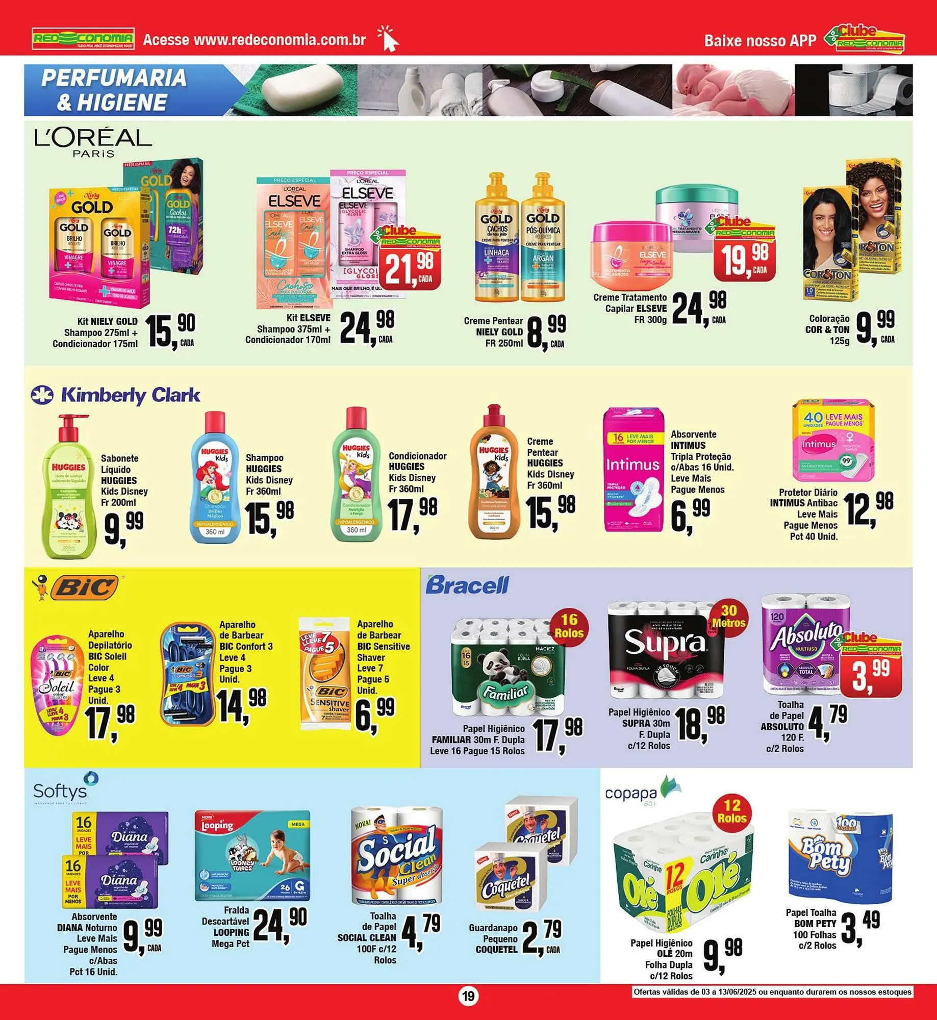Encarte de Catálogo Rede Economia 4 de junho até 14 de junho 2025 - Pagina 19