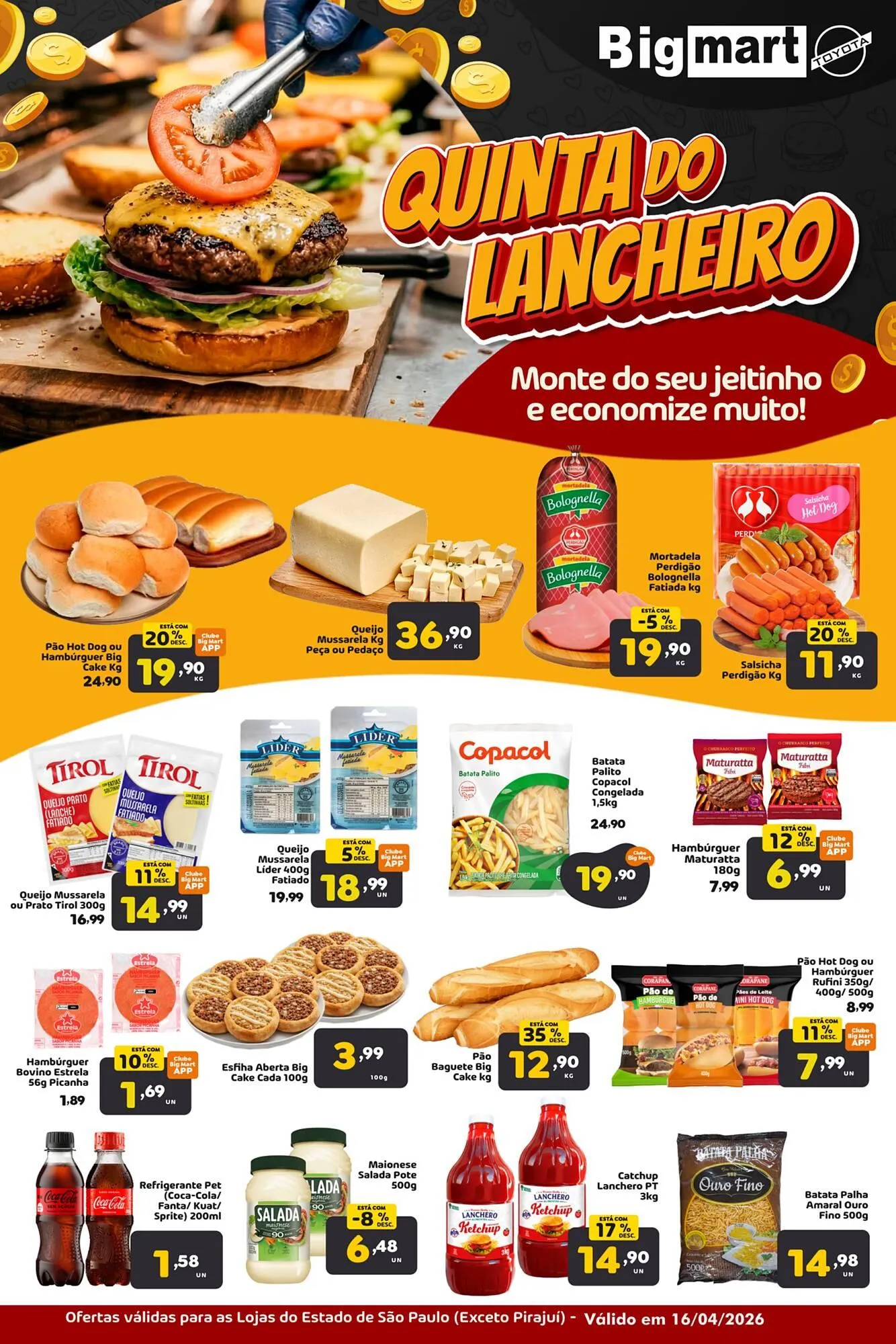 Encarte de Catálogo Bigmart 16 de abril até 16 de abril 2026 - Pagina 1