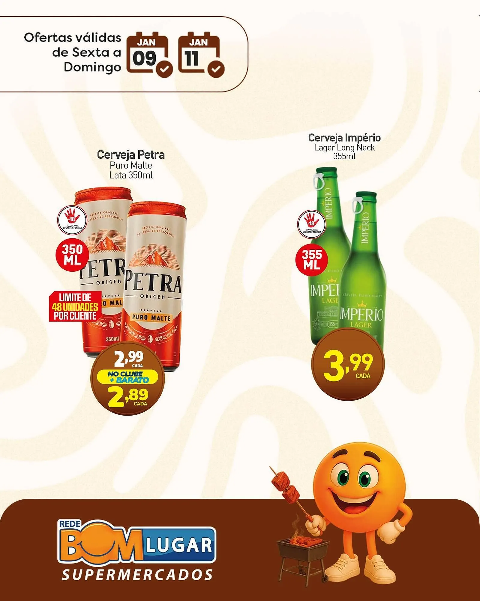 Encarte de Folheto Rede Bom Lugar 10 de janeiro até 11 de janeiro 2026 - Pagina 1