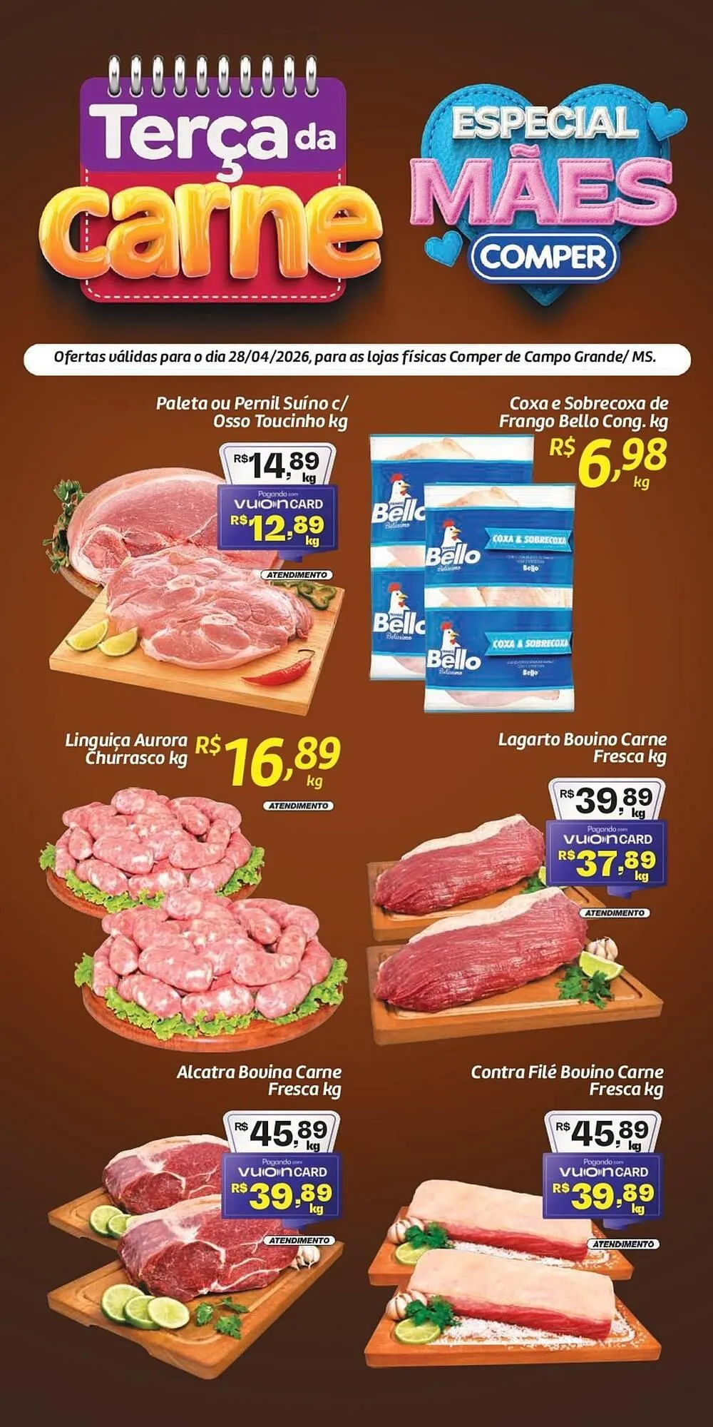 Encarte de Folheto Comper 28 de abril até 28 de abril 2026 - Pagina 1
