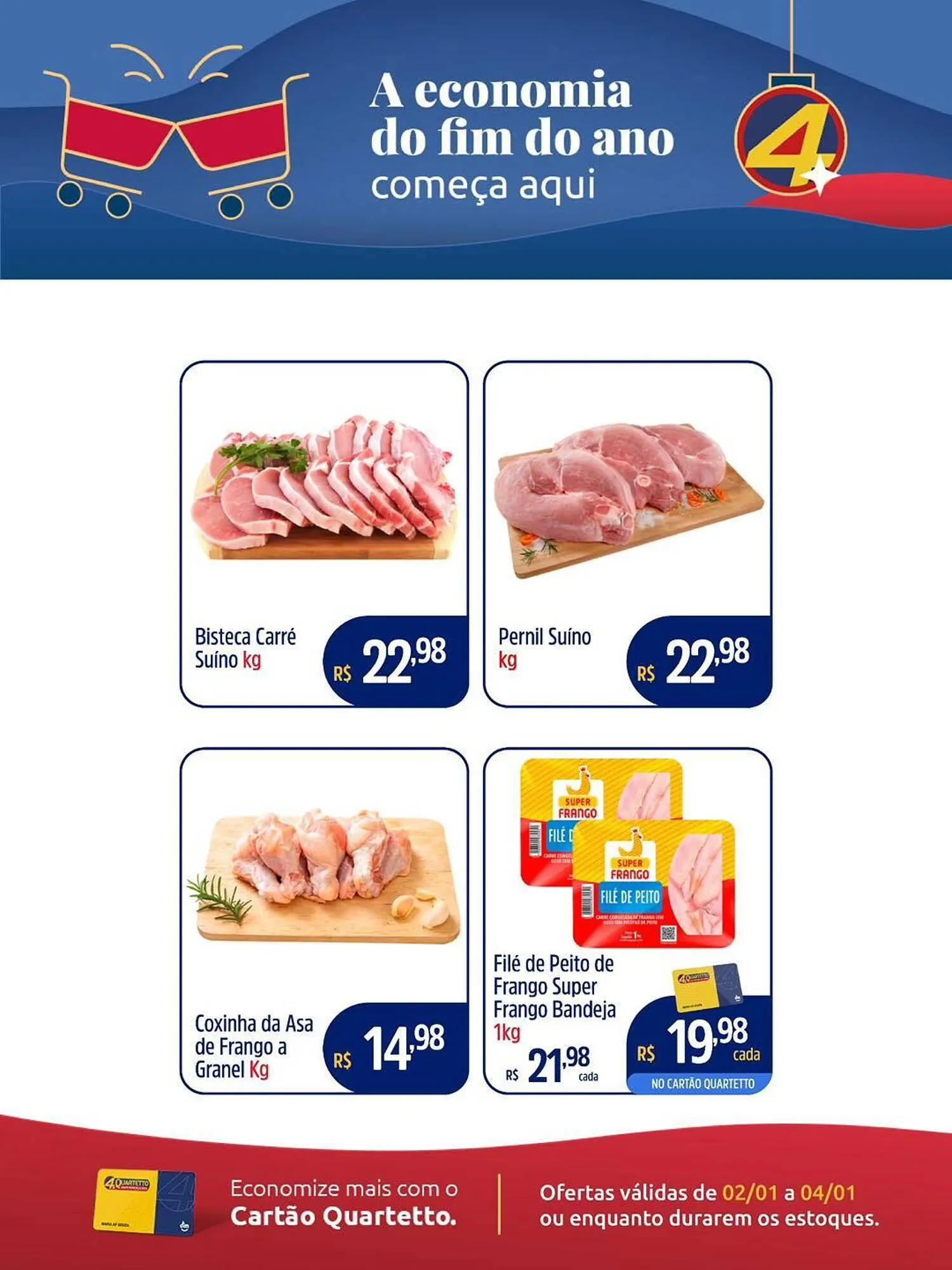 Encarte de Catálogo Quartetto Supermercados 2 de janeiro até 4 de janeiro 2026 - Pagina 4