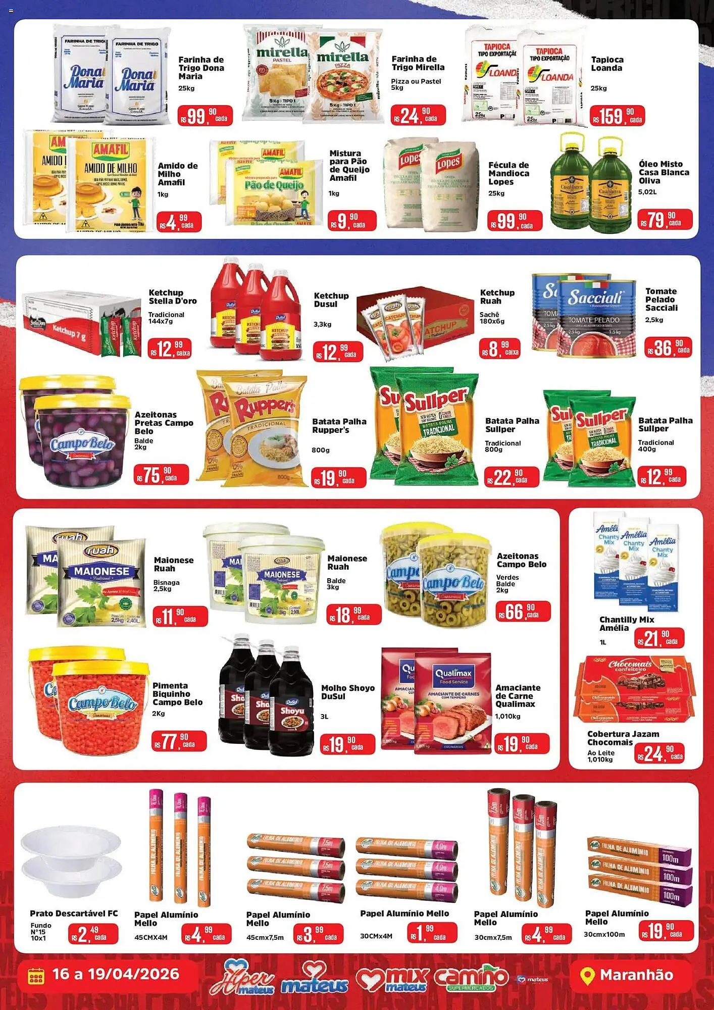 Encarte de Catálogo Supermercados Mateus 16 de abril até 19 de abril 2026 - Pagina 2
