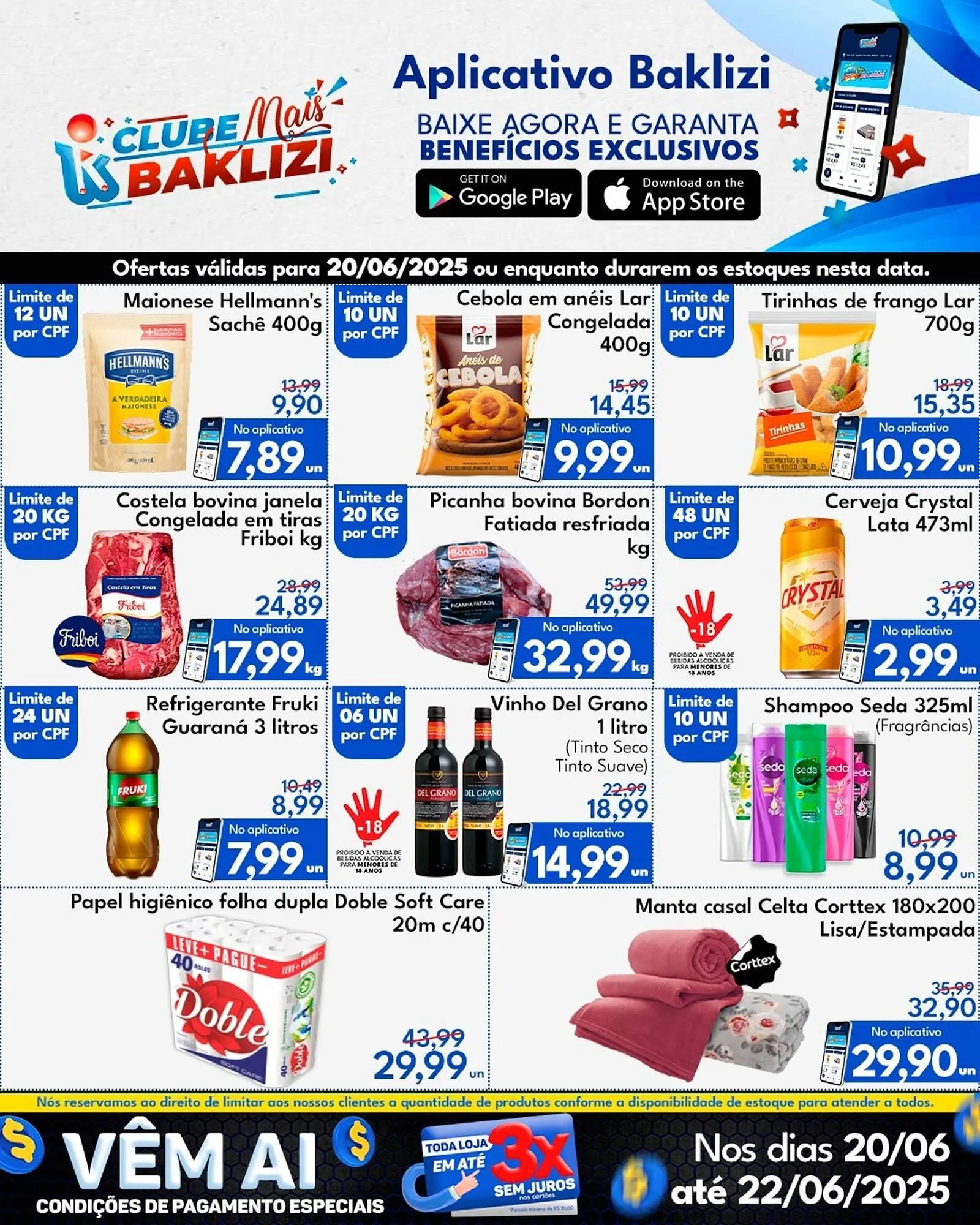 Encarte de Catálogo Supermercados Baklizi 20 de junho até 22 de junho 2025 - Pagina 2